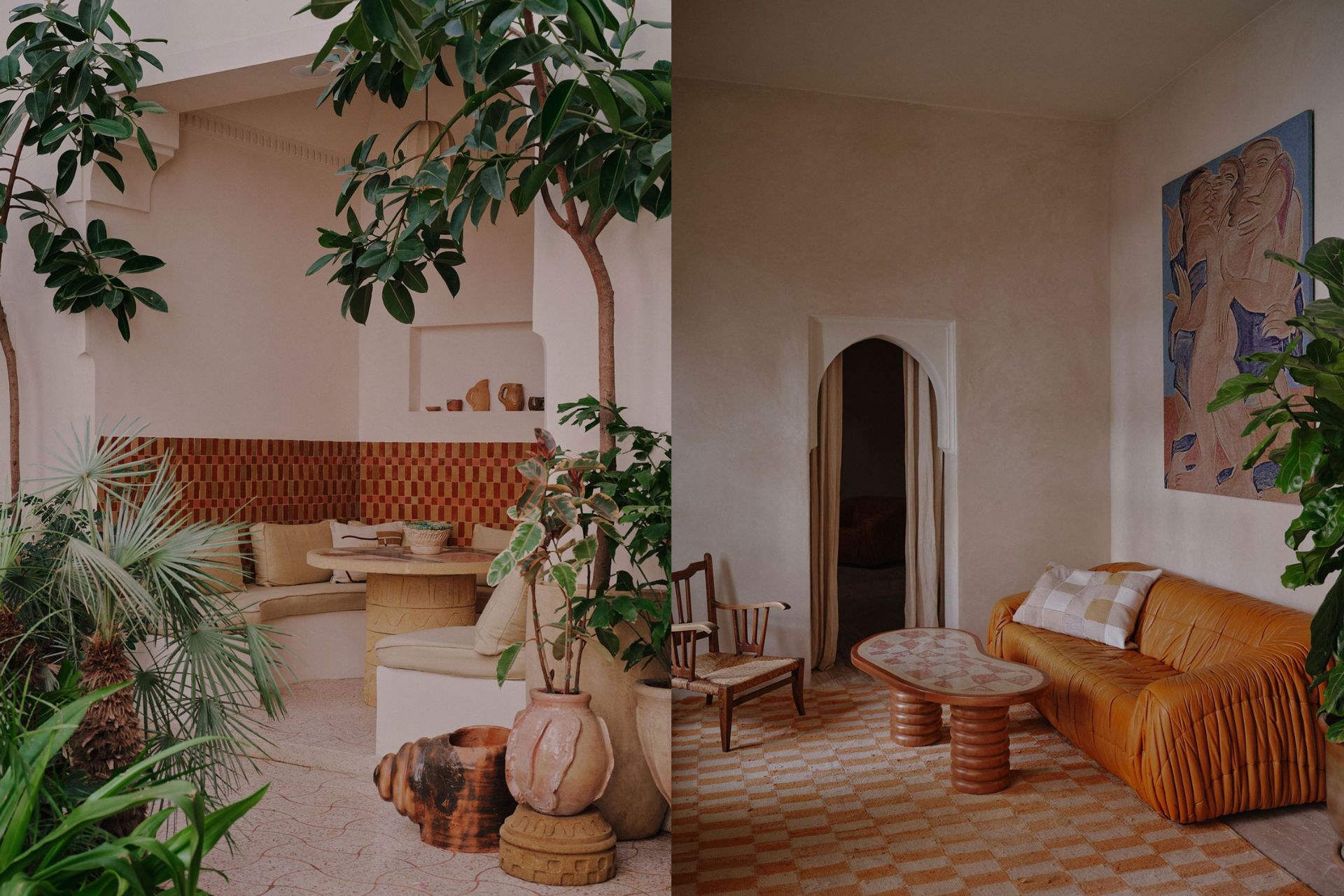 san vuon san nha terrazzo thu cong morocco rosemary