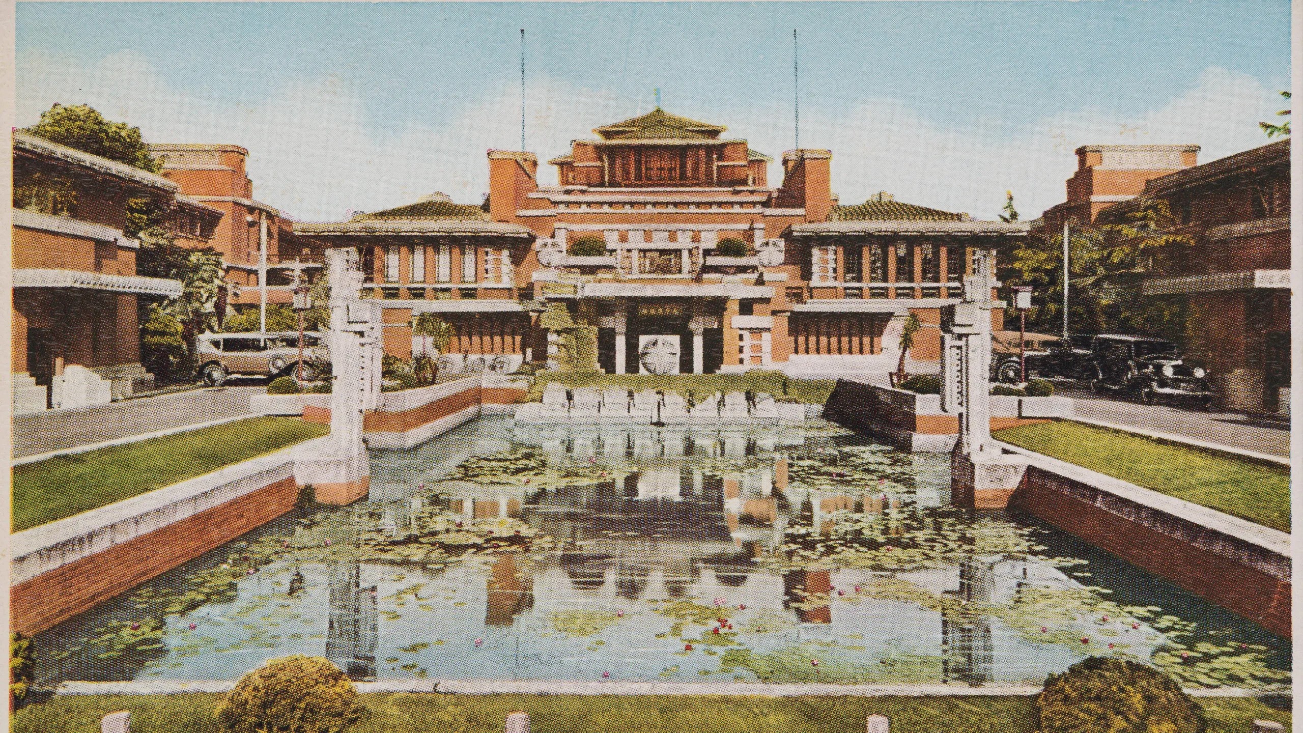 khach san hotel Imperial Tokyo frank lloyd wright