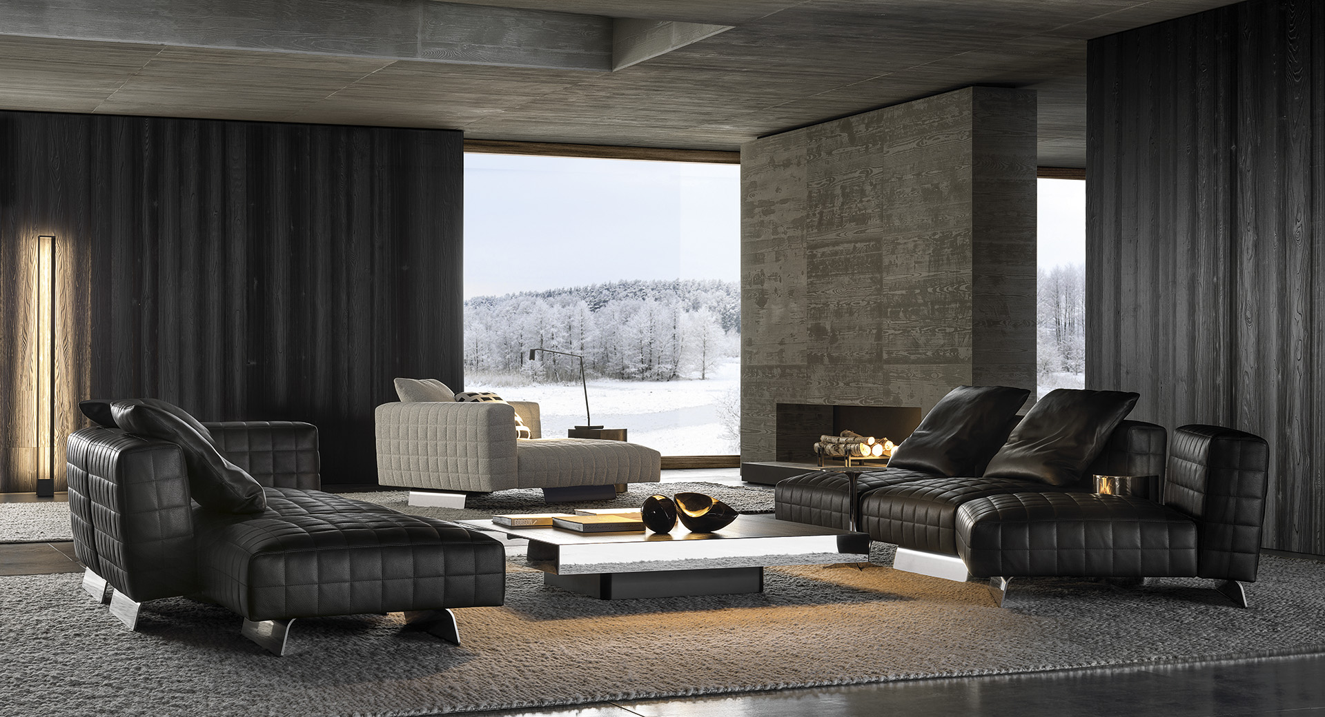 sofa phong khach Twiggy Rodolfo Dordoni Minotti