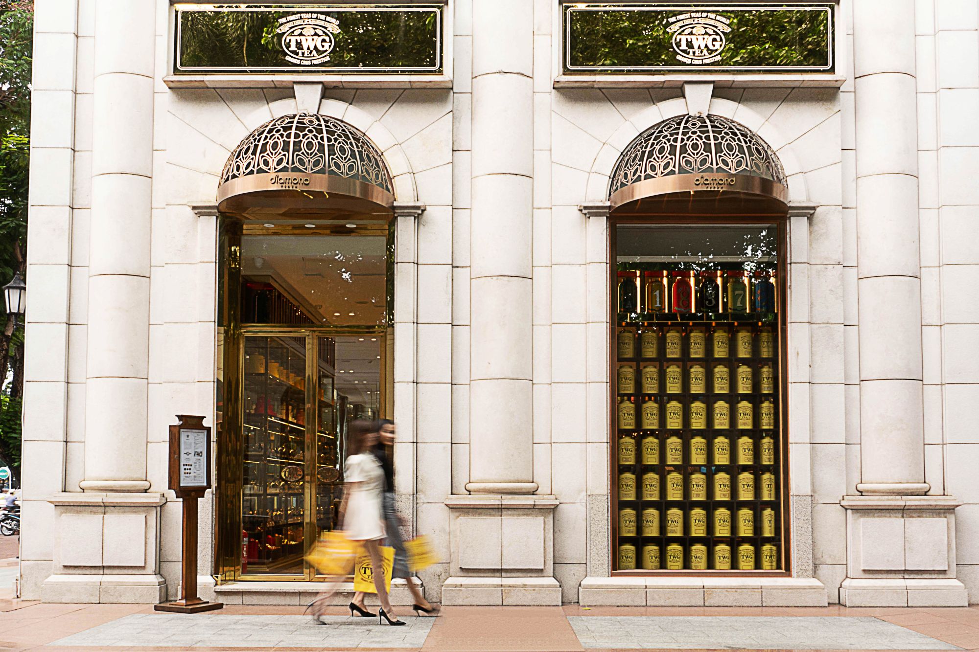 twg tea diamond plaza cua hang flagship