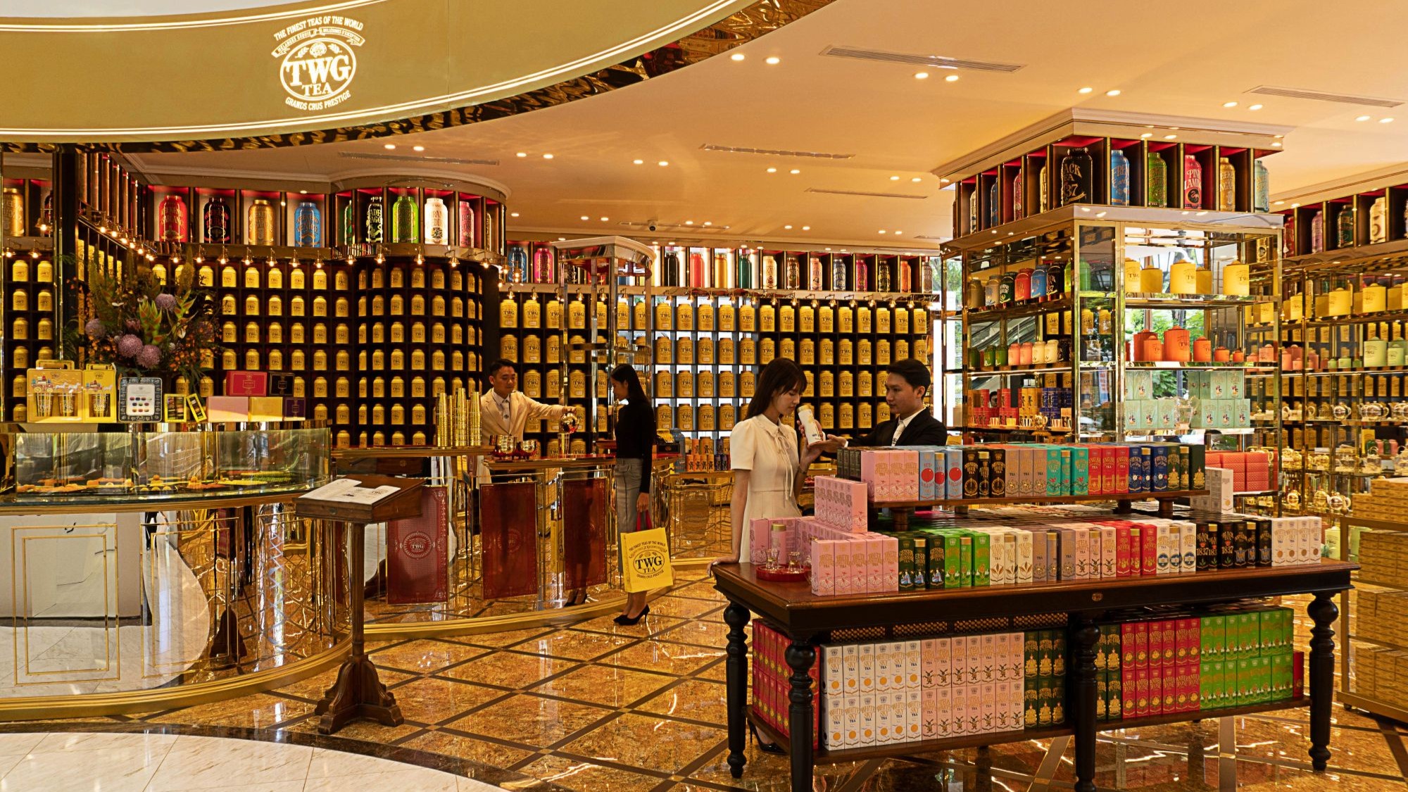 twg tea cua hang flagship diamond plaza
