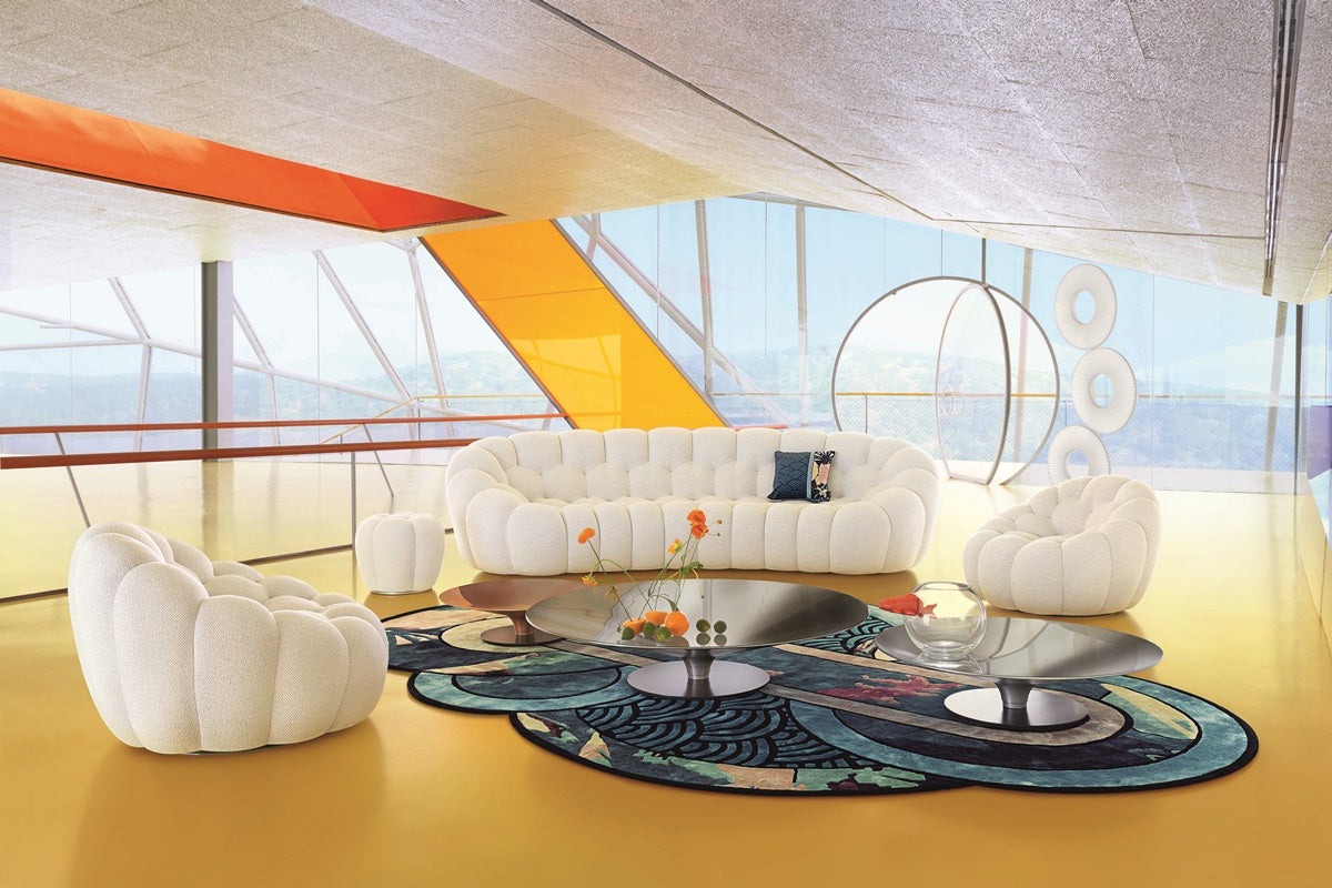 sofa dang tron round armchair Bubble 2 Roche Bobois