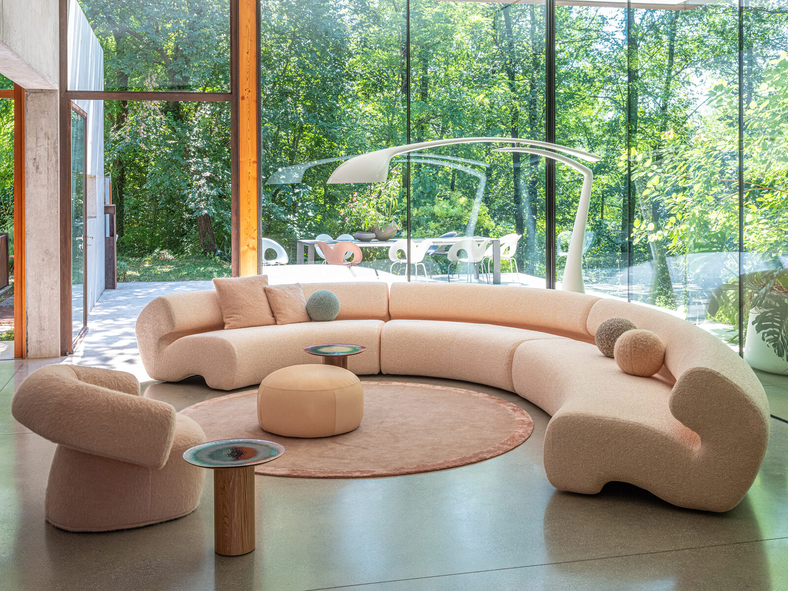 round armchair Gruuve Moroso