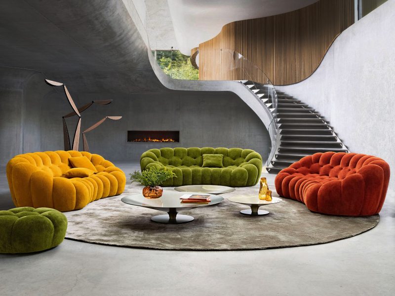 Những chiếc Sofa dáng tròn cho không gian hiện đại