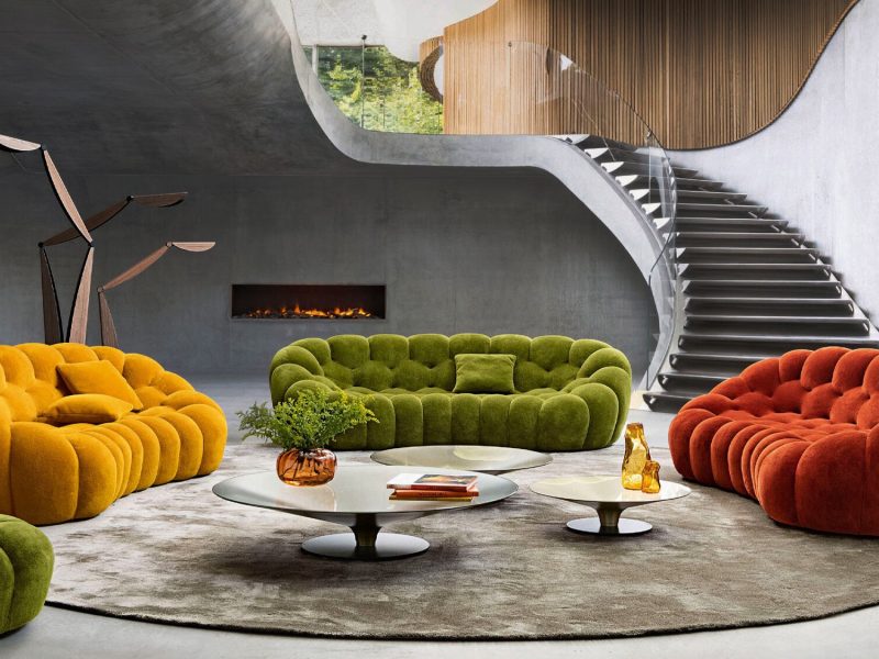 Những chiếc Sofa dáng tròn cho không gian hiện đại