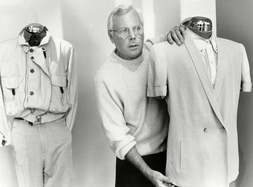 giorgio armani fashion stylist