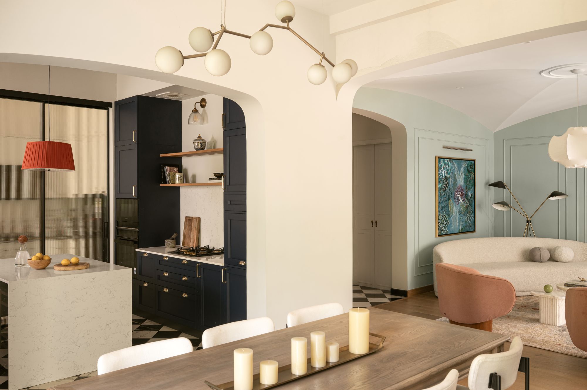 biet thu Bangalore Maison Verde Weespaces studio Vinithra Amarnathan tan co dien nha bep