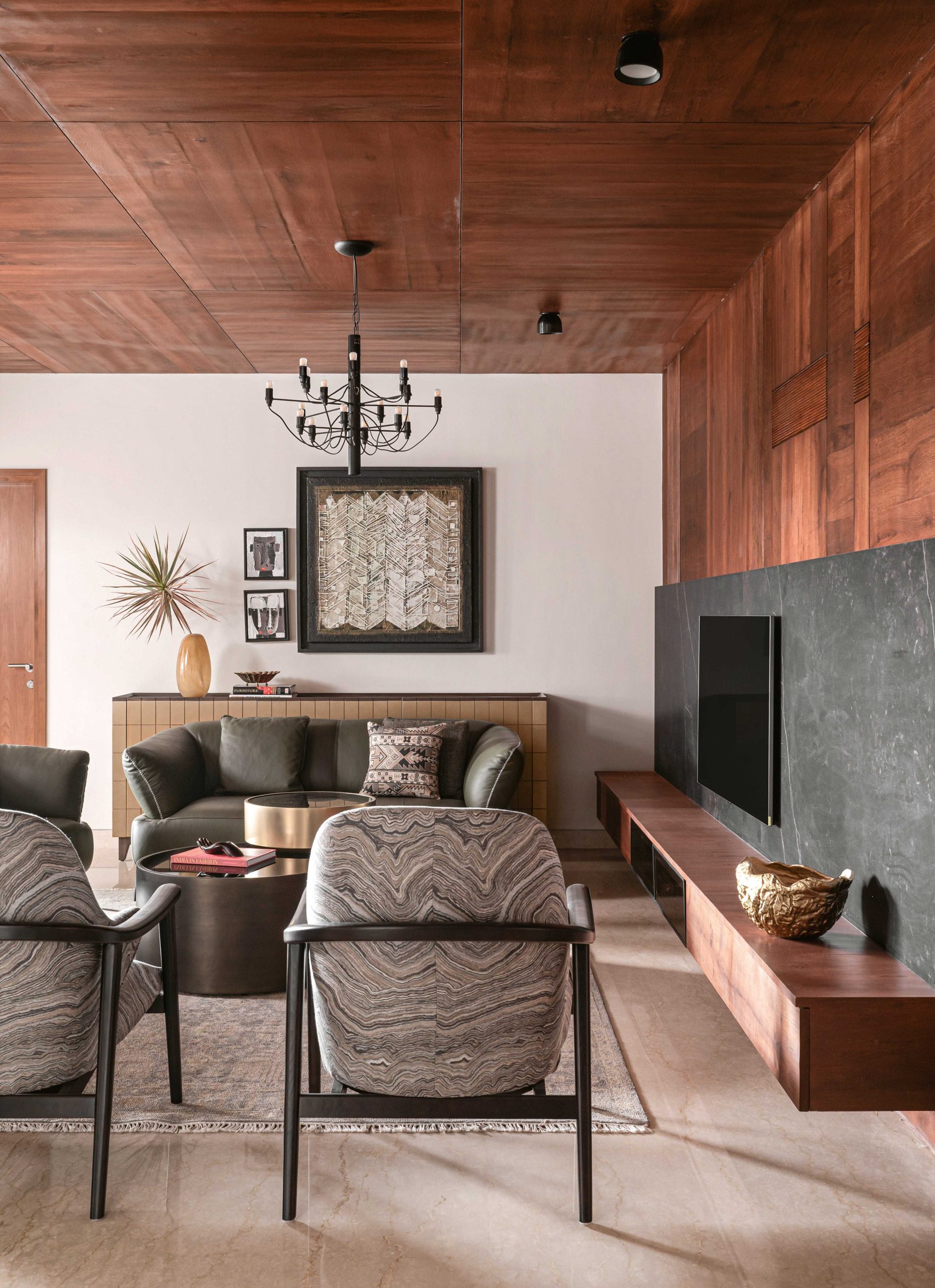 can ho Nanasu house Bengaluru an do Creative Module Source Architecture phong khach