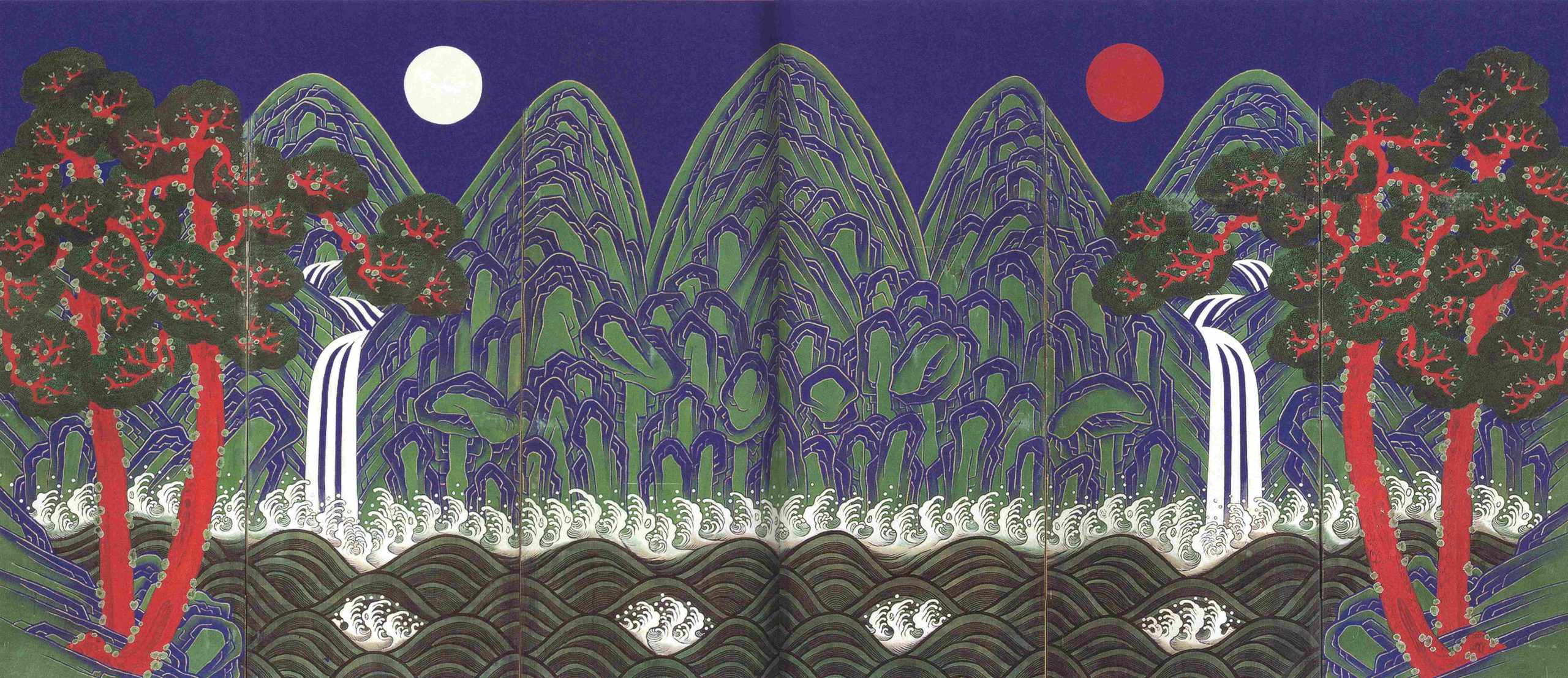 lich su binh phong folding screen history paravent