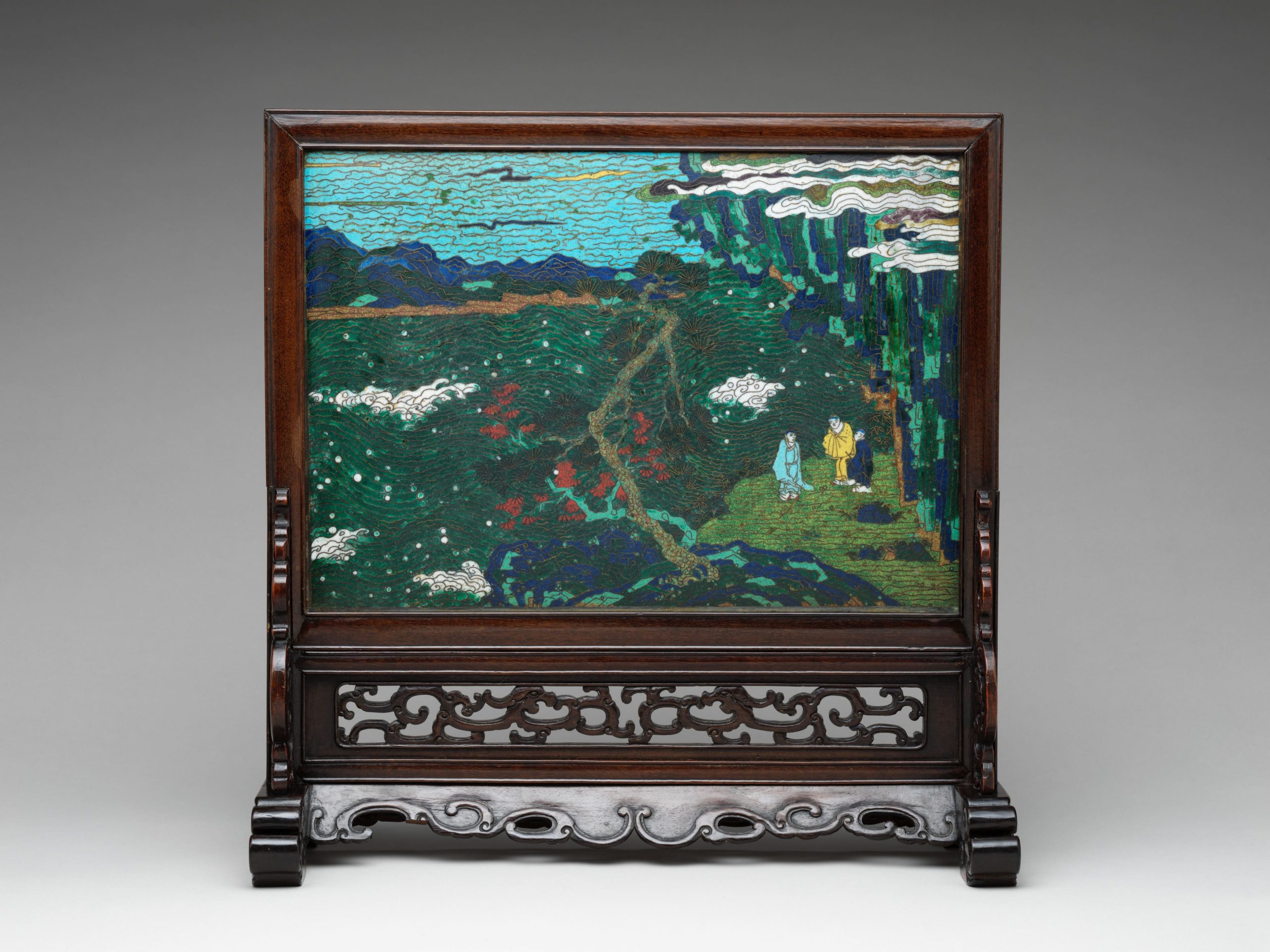 lich su binh phong folding screen history paravent