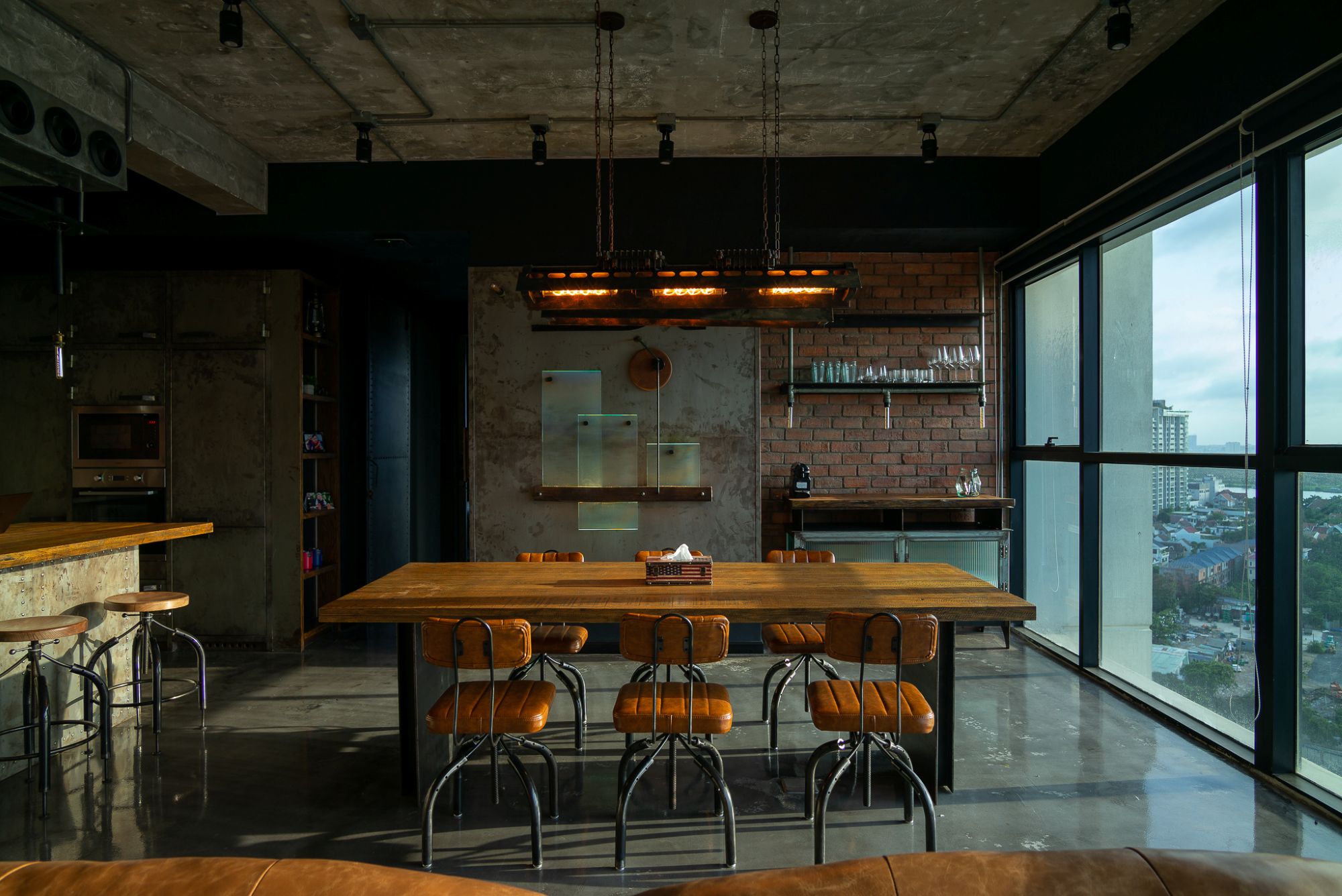 can ho industrial noi that phong an tran be tong tho q apartment
