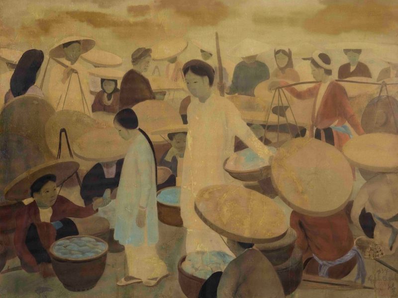 Chạm vào ký ức Việt qua từng lớp màu tranh lụa Nguyễn Phan Chánh