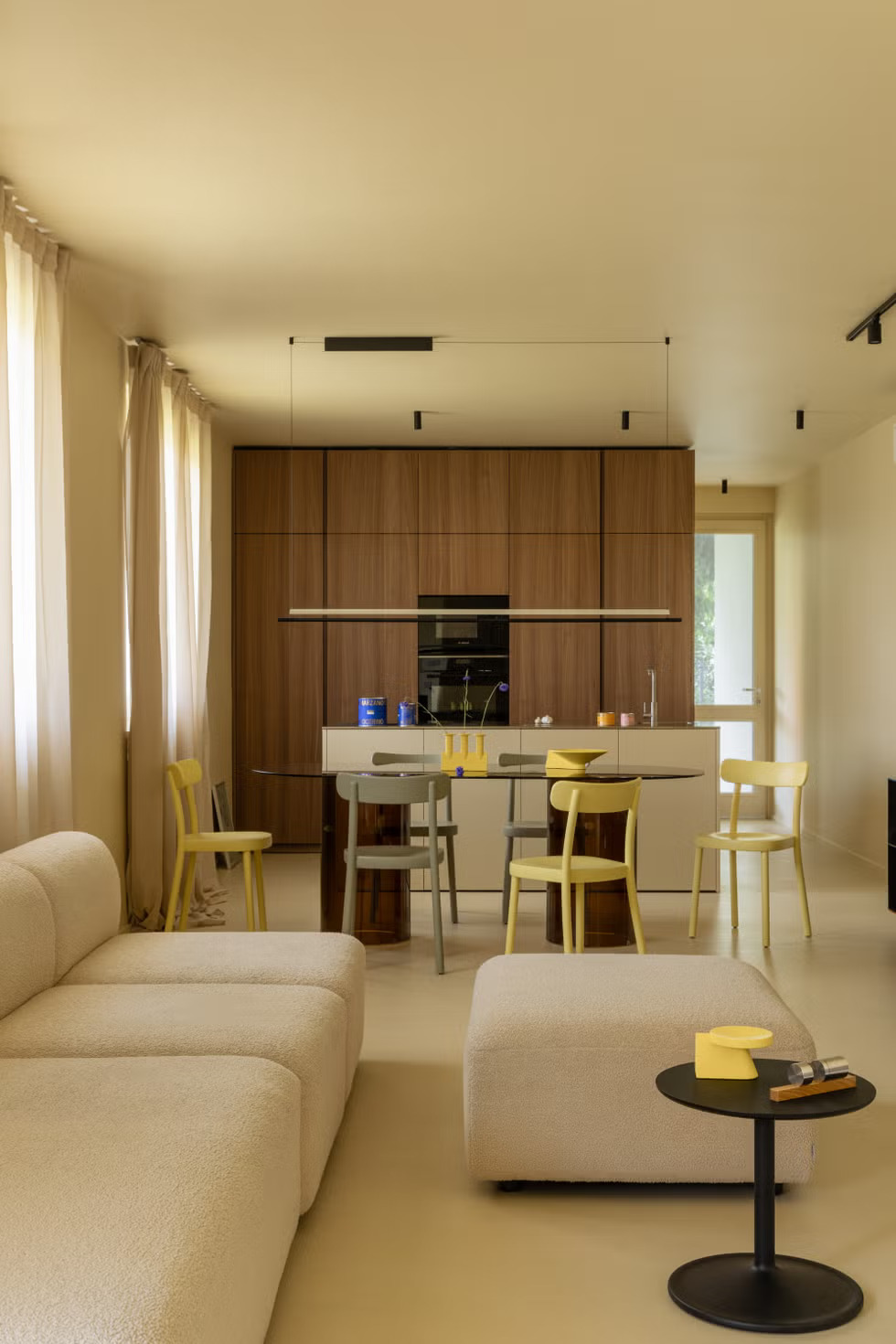 noi that phong khach toi gian mau vang Boro Studio Specchistudio