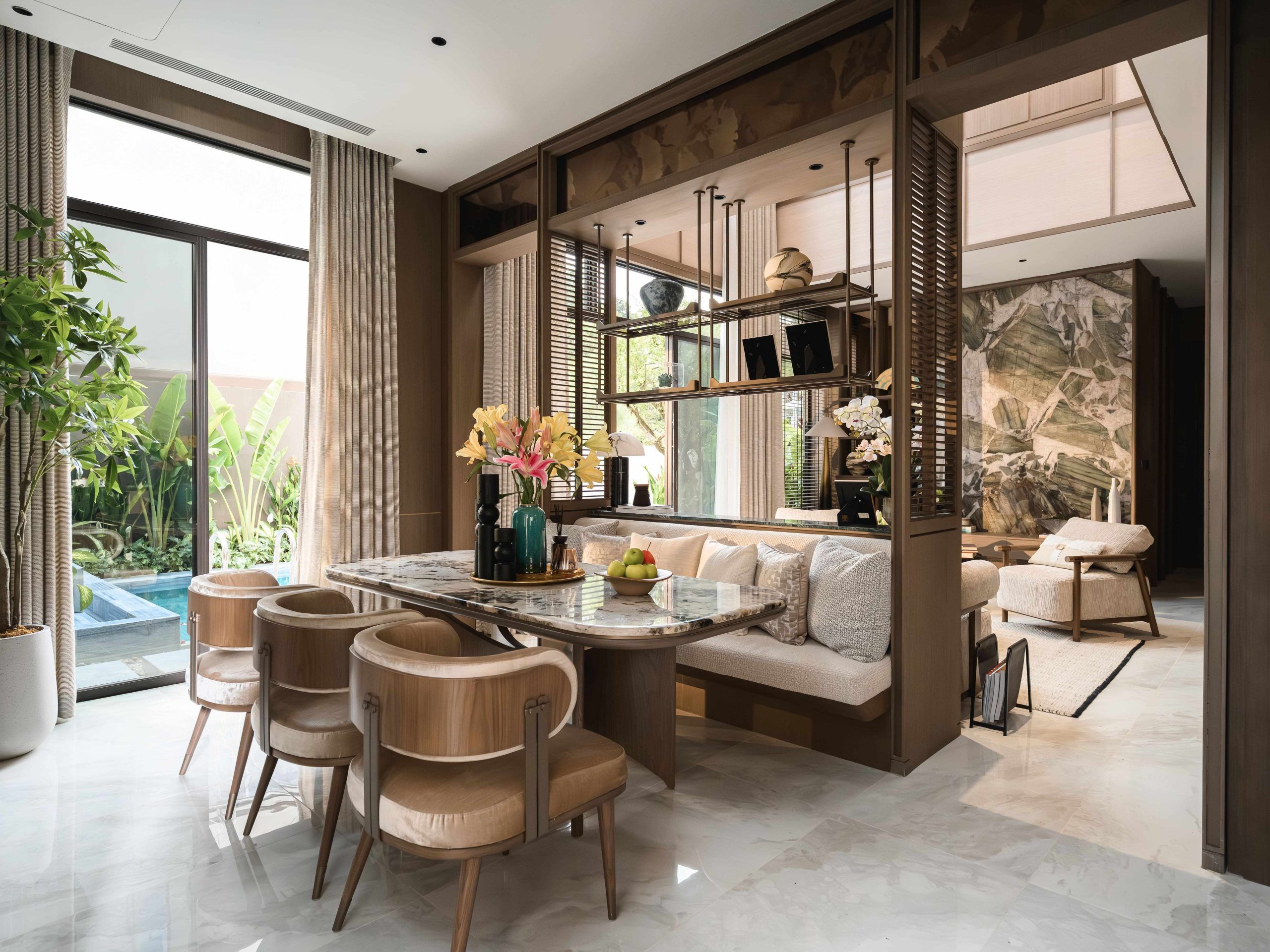 hillside orchard mansion Sycamore to hop dinh thu cao cap