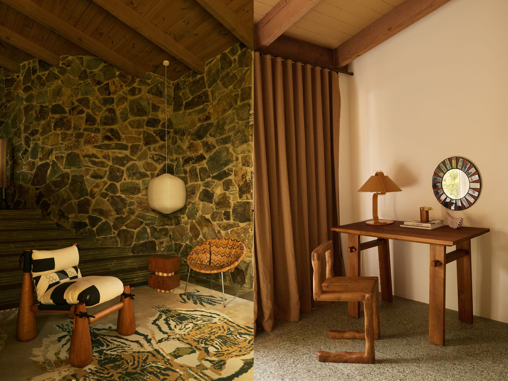 do noi that mid century modern nha dong que