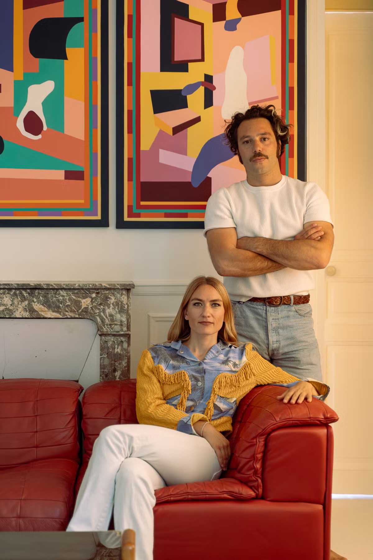 mau sac noi that phong khach Saint-Ouen Hugo Vince Caroline Derveaux