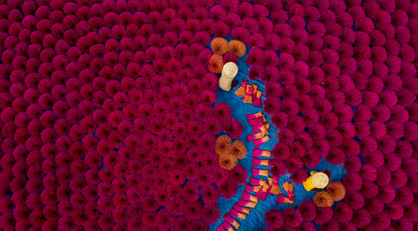 lang huong quang phu cau du lich ha noi viet nam anh dep