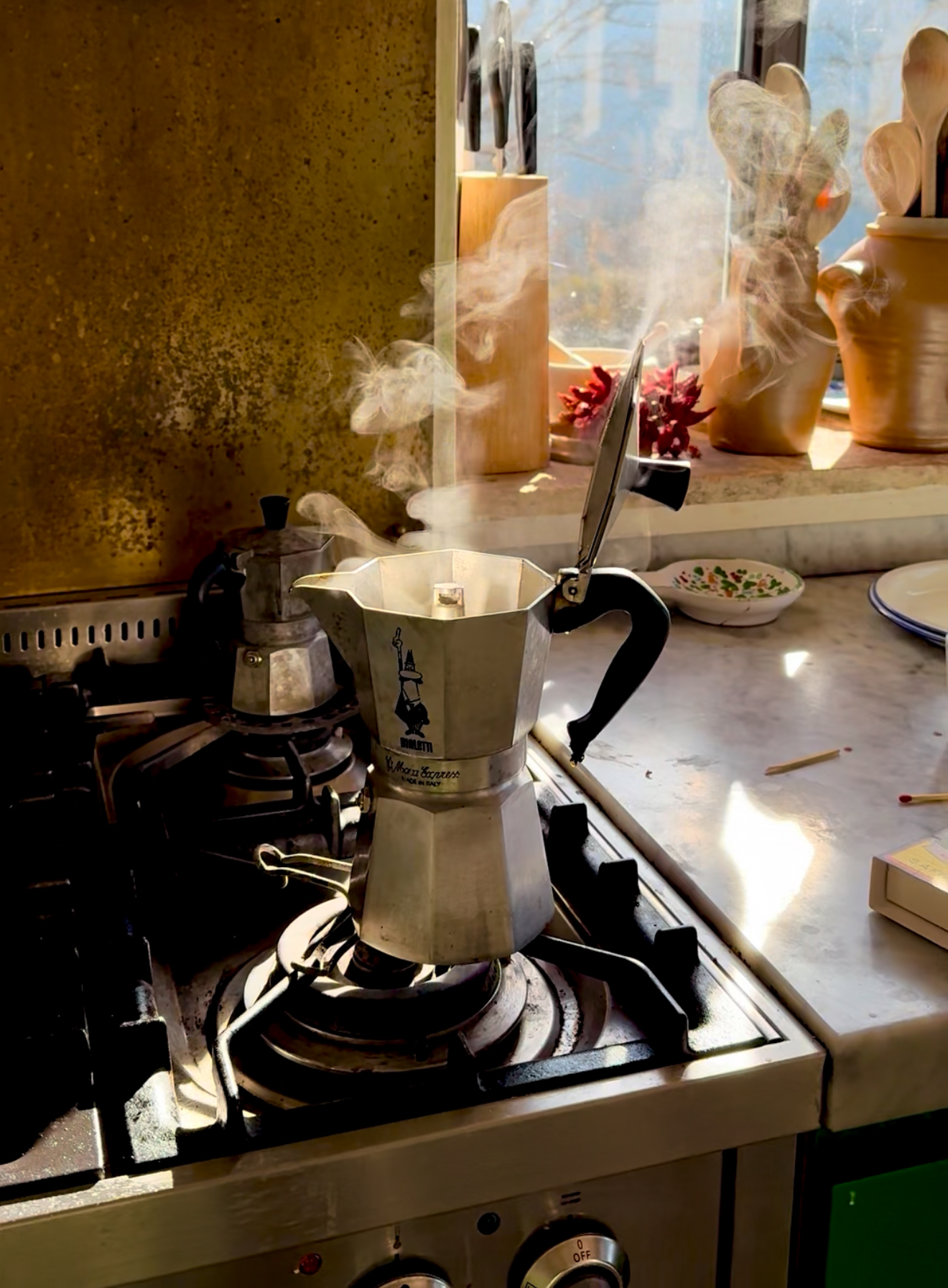 am moka van hoa ca phe y