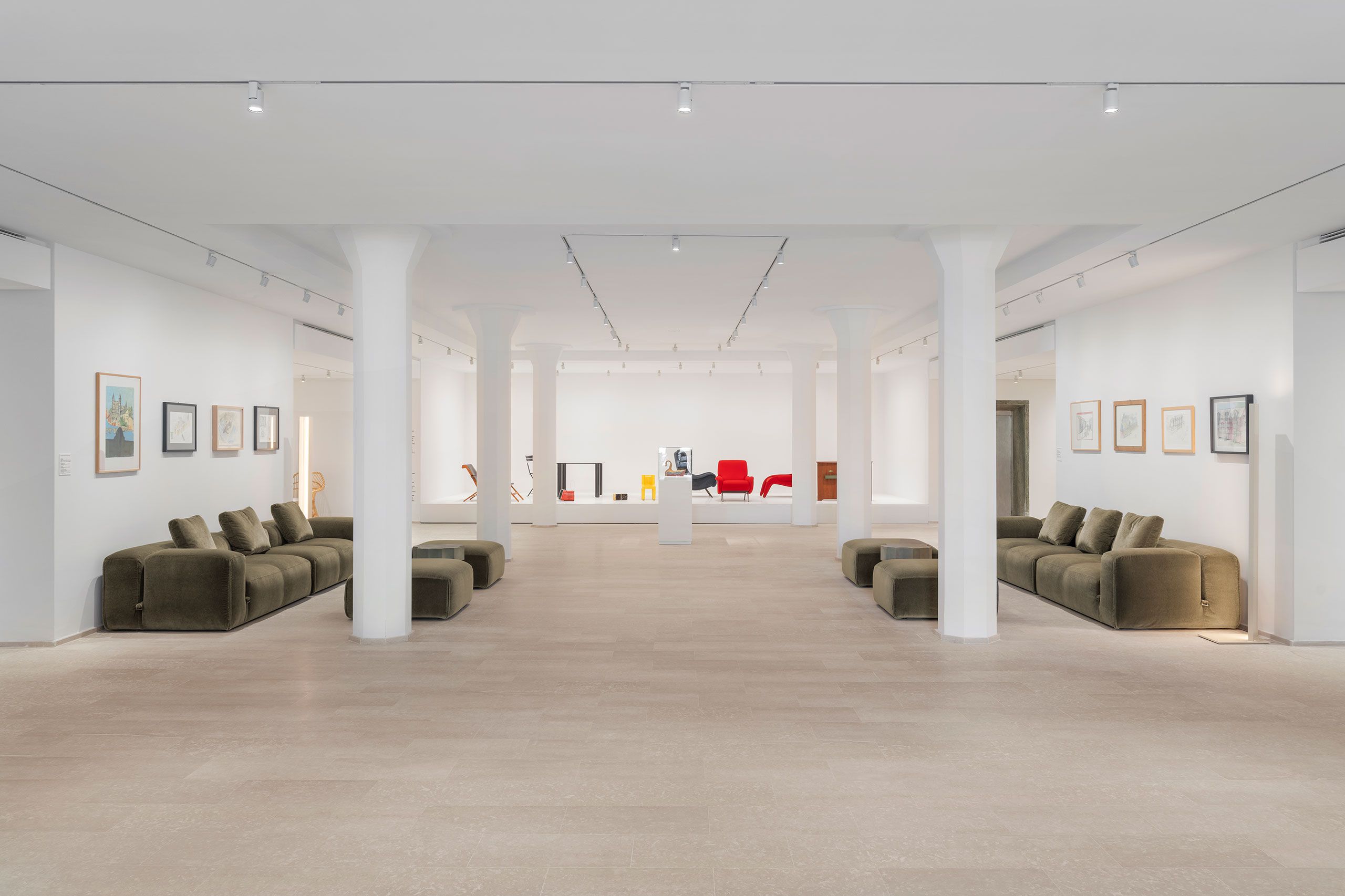 khong gian duong dai nghe thuat triennale milano Piano Parco do noi that tacchini