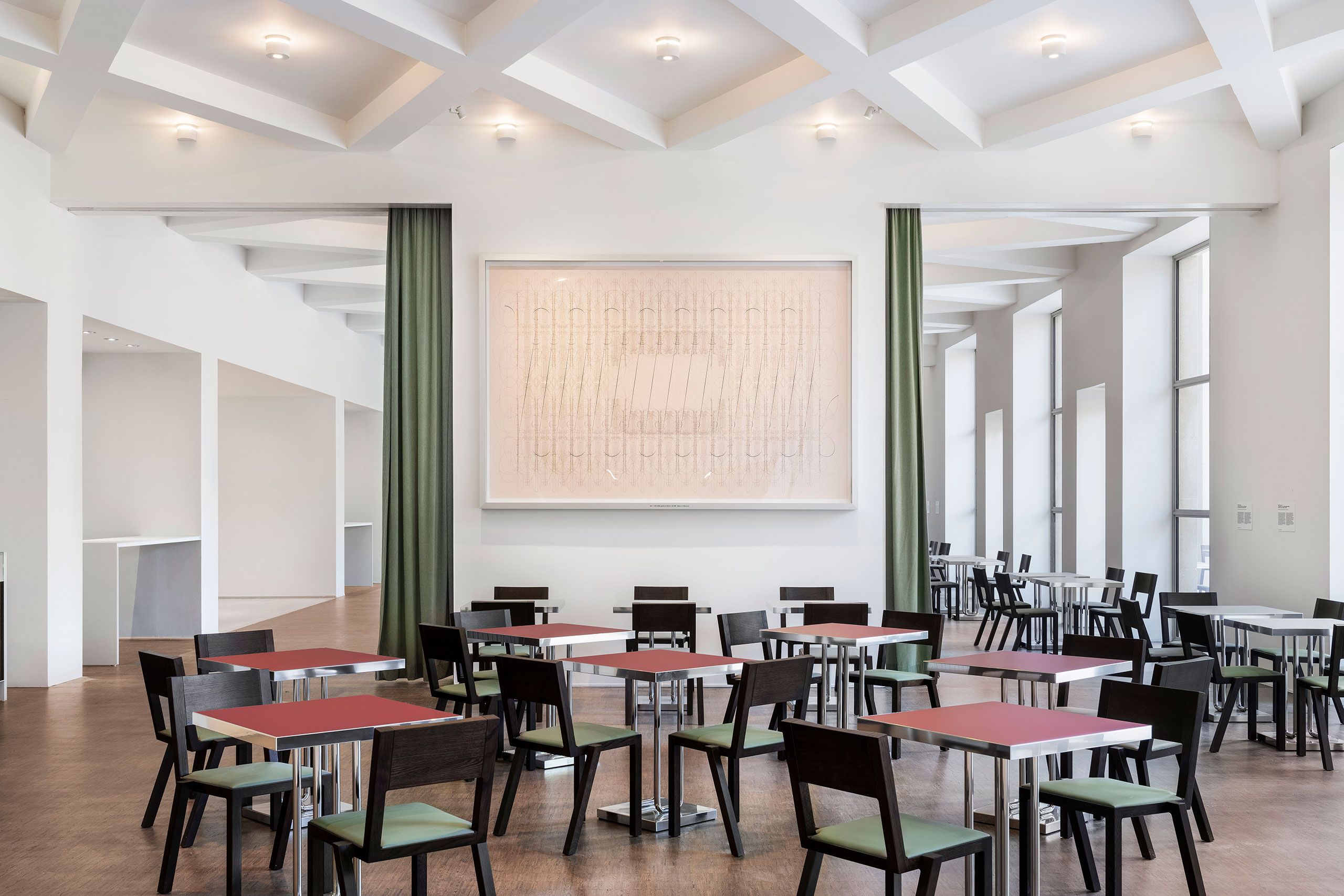 khong gian nghe thuat triennale milano Piano Parco nha hang do noi that