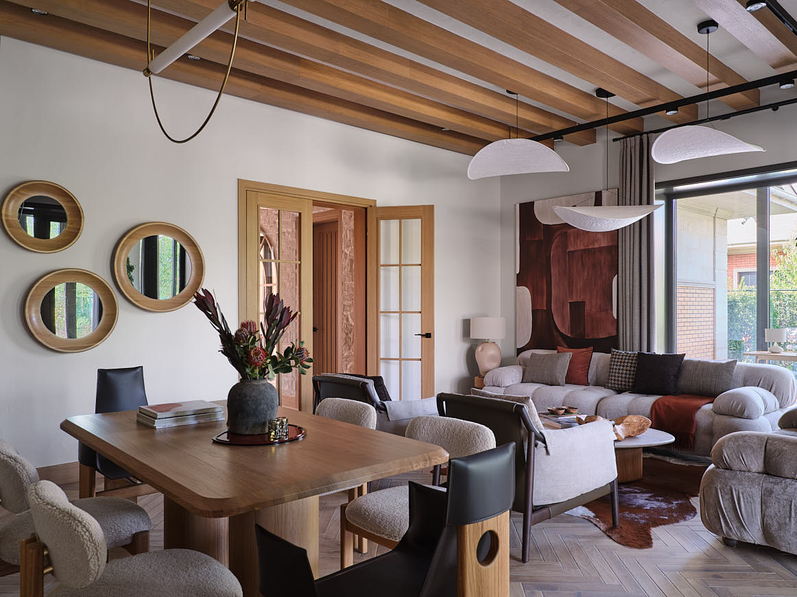 eight lakes khong gian noi that nha dong que