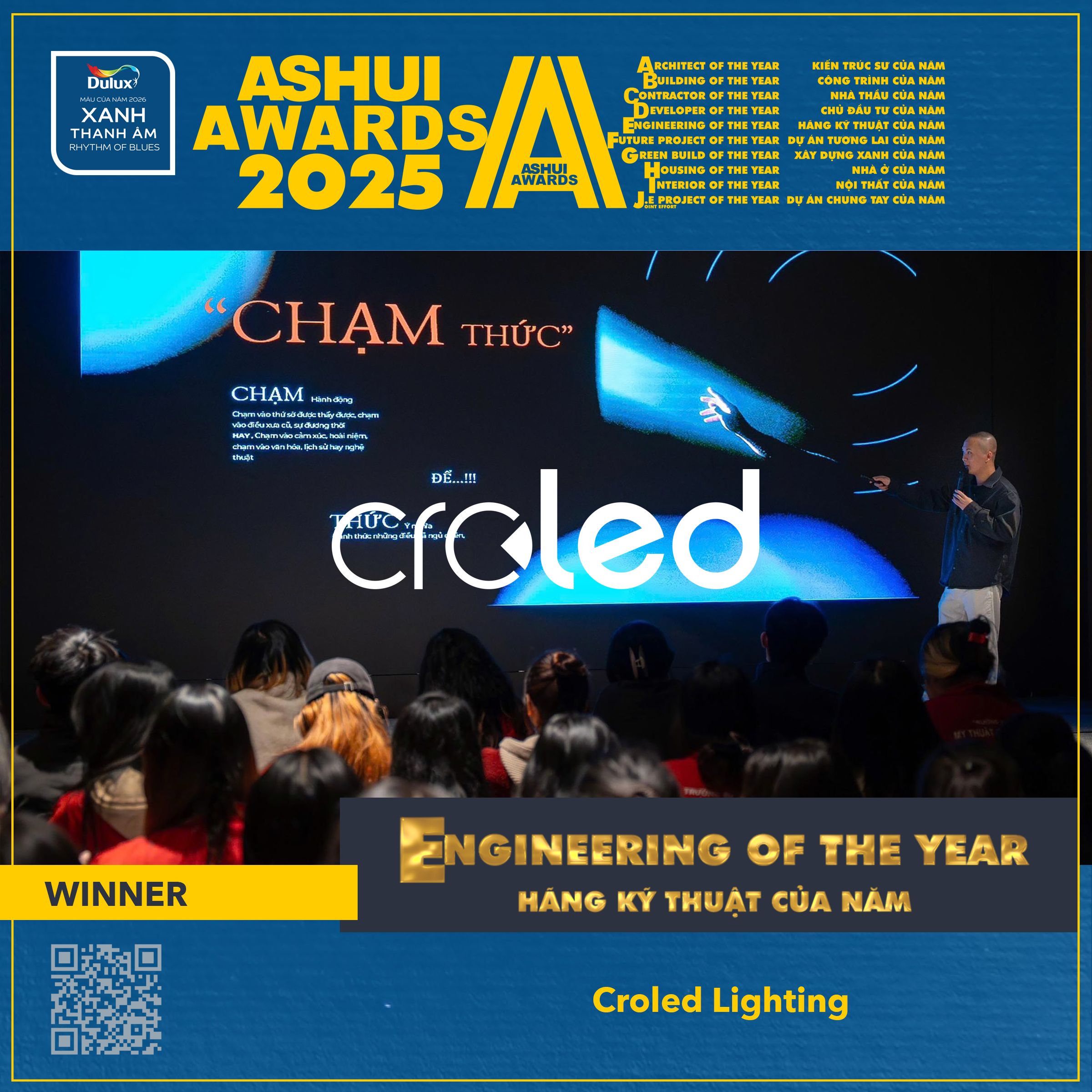 ashui awards 2025croled lighting giai thuong