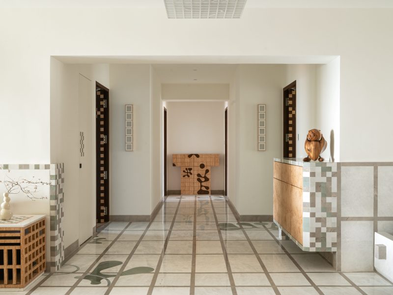 Căn hộ Gingham Dreams: Giấc mơ đan từ những đường kẻ vuông