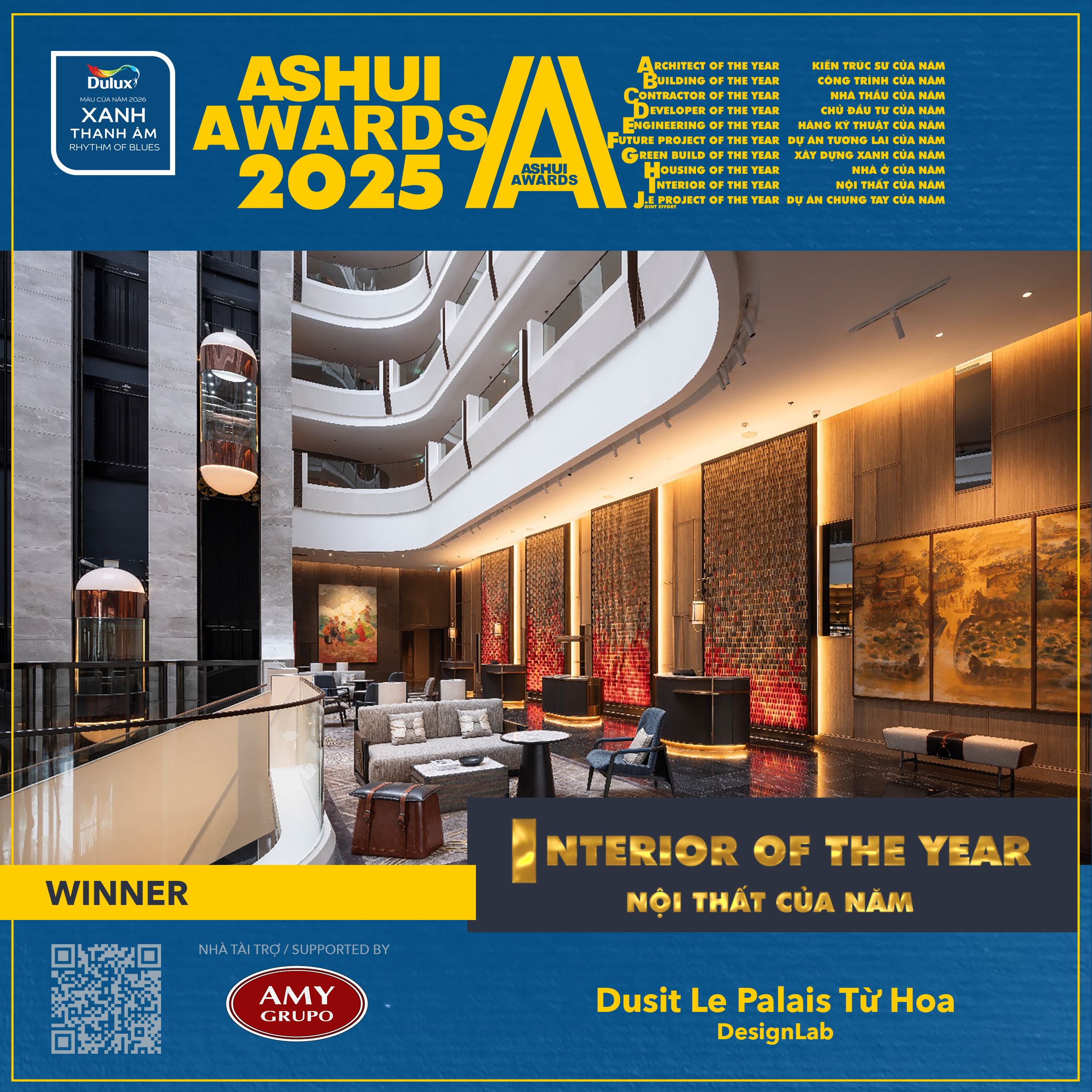 ashui awards 2025 noi that cua nam dusit le palais tu hoa