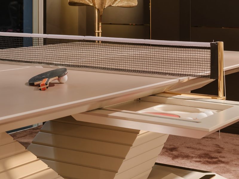 Bàn bóng bàn: Sự giao thoa giữa thể thao và nghệ thuật chế tác