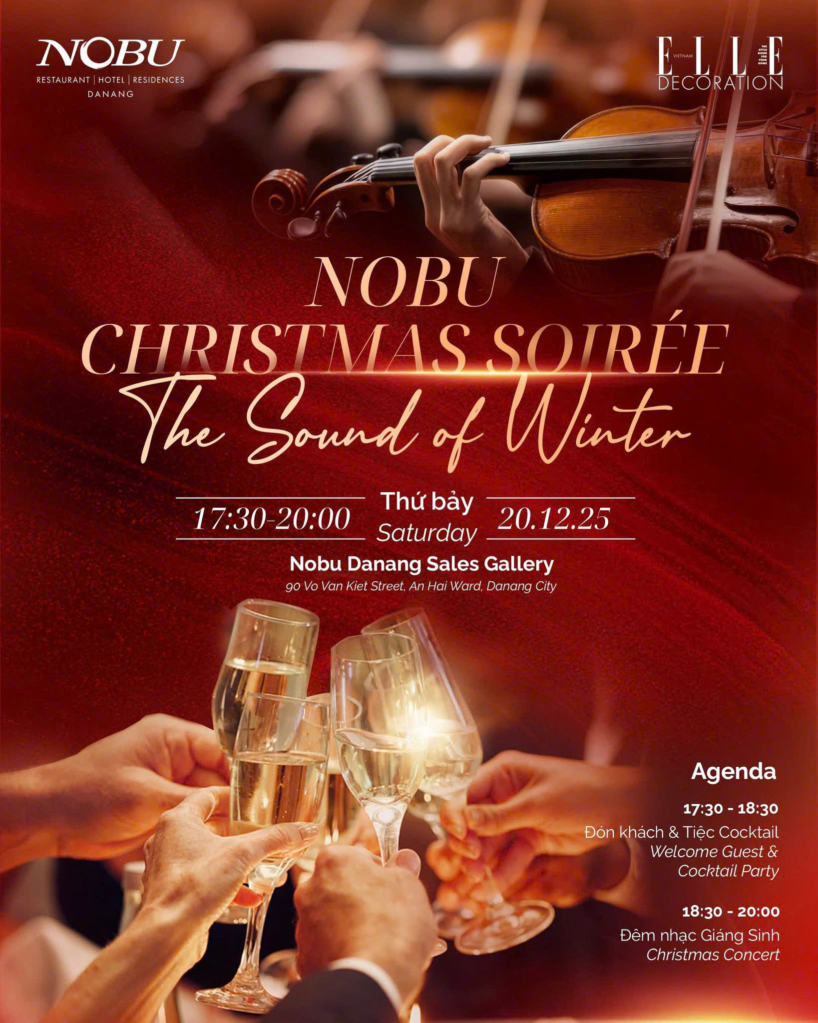 nobu danang dem nhac giang sinh Christmas Soiree: The Sound of Winter