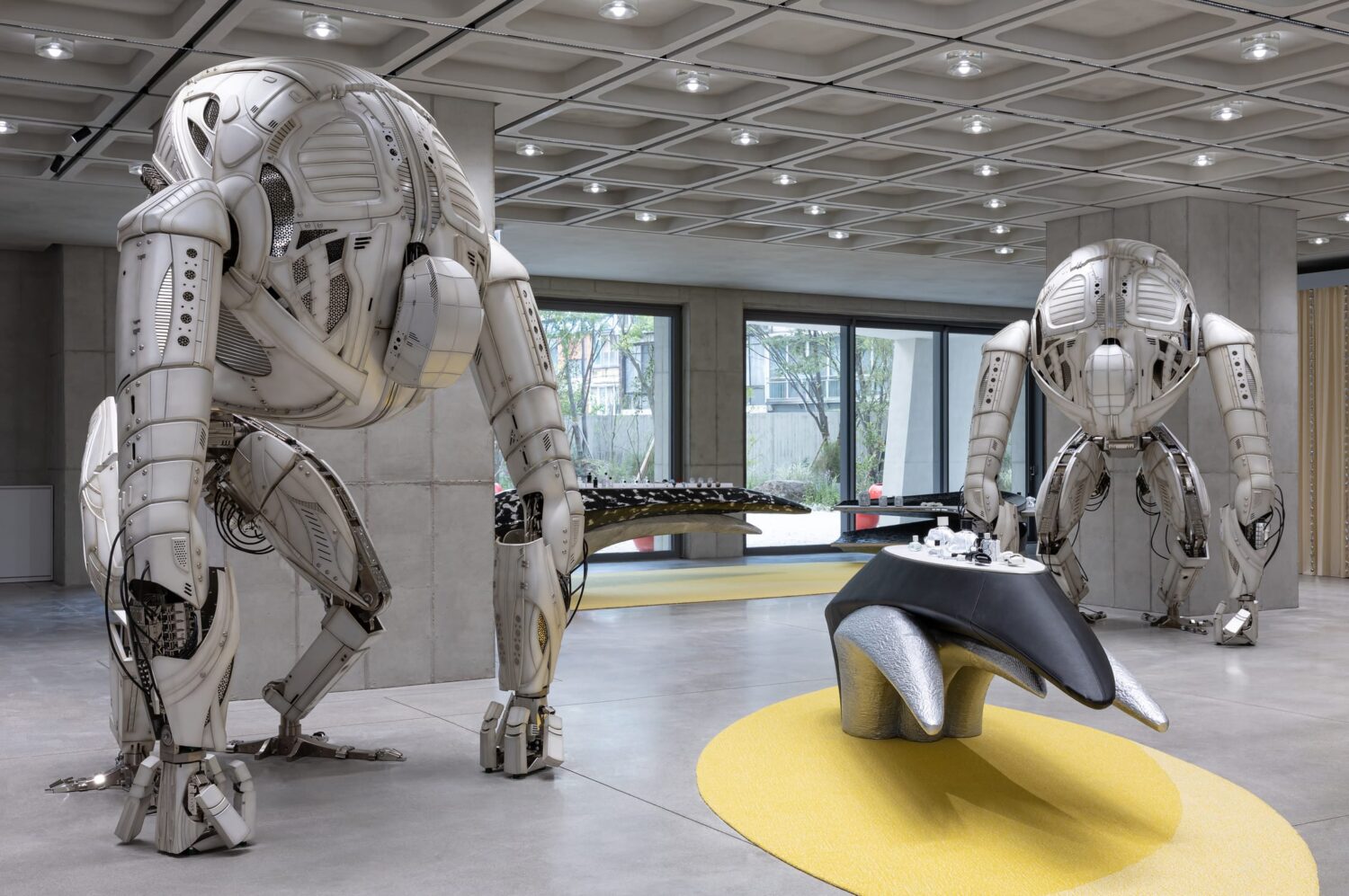 robot mo hinh nghe thuat sap dat haus nowhere