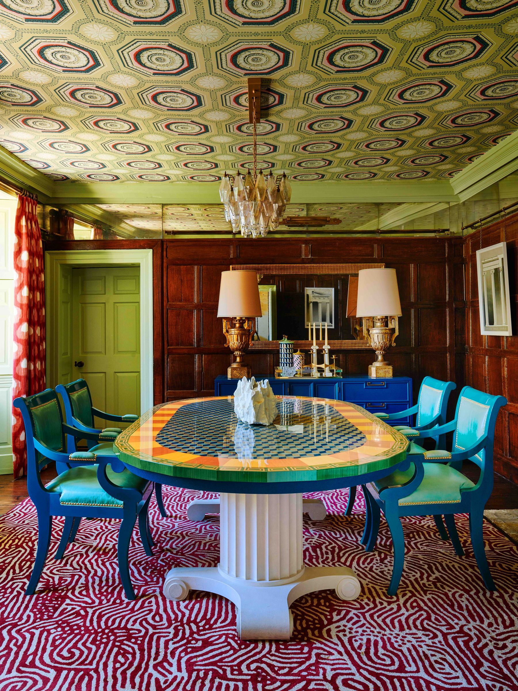 tran nha thiet ke noi that phong an hoa tiet