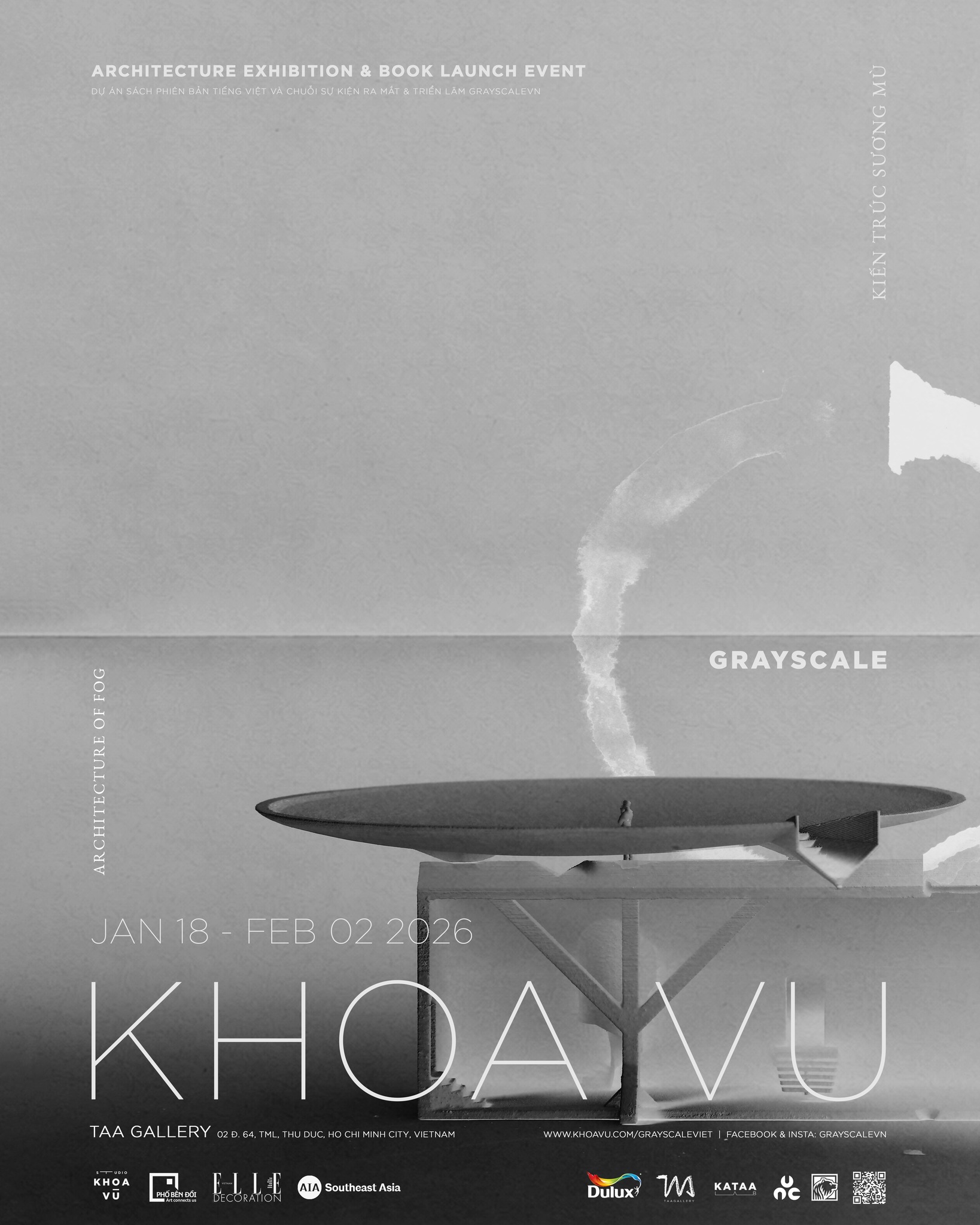 trien lam kien truc suong mu grayscale mo hinh