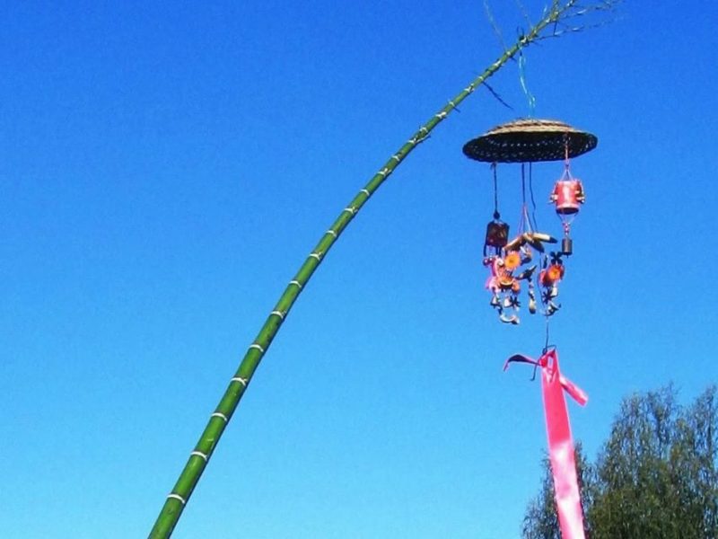 Cây nêu: Nhịp cầu thiêng liêng nối đất và trời