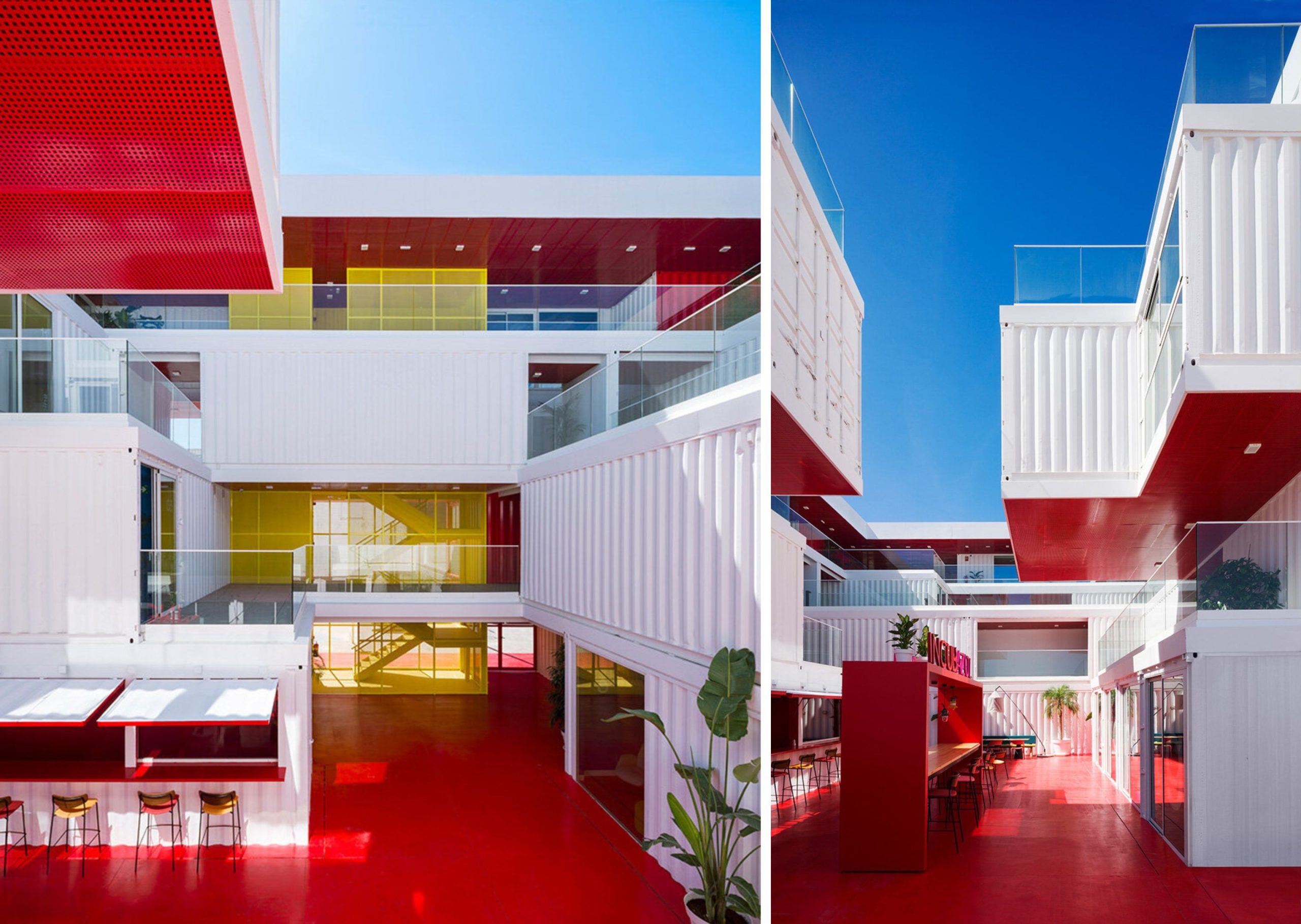 container Incubazul Base Area Carquero Arquitectura Zona Franca de Cádiz