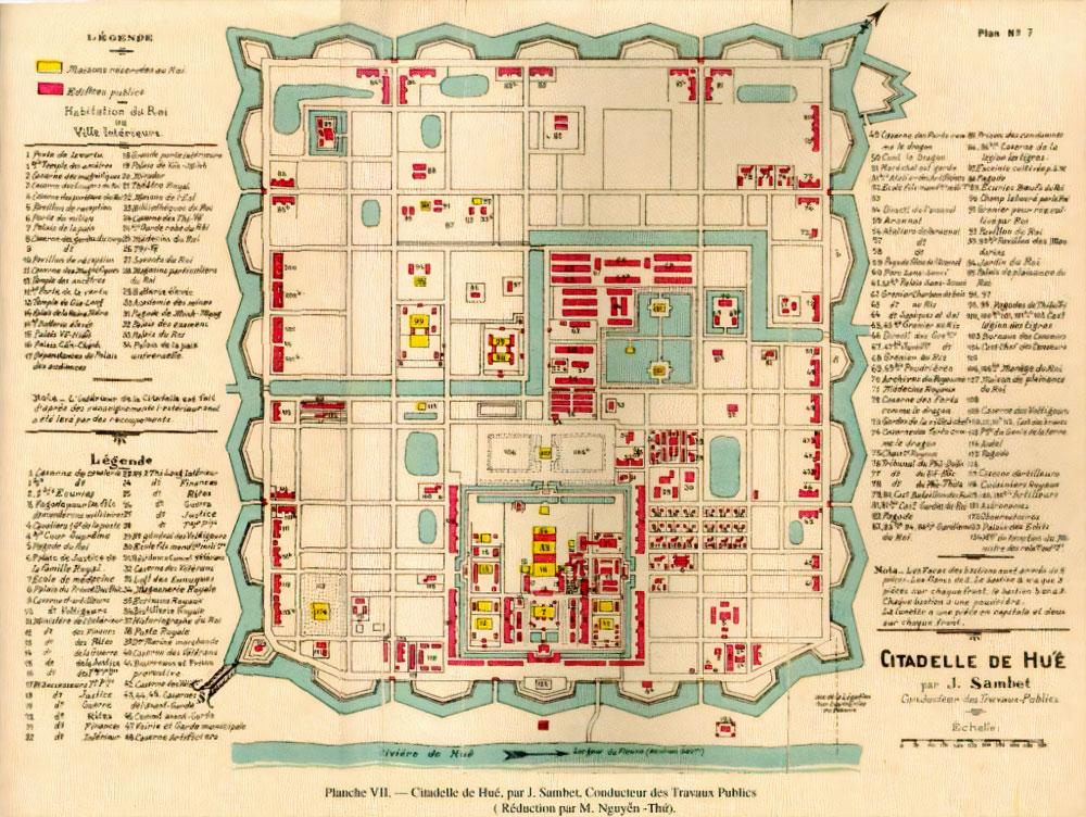 thanh co viet nam kien truc vauban Sebastien le Prestre de Vauban gia dinh hue ha noi quang tri