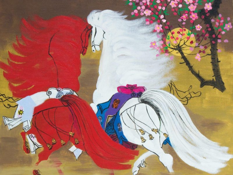 Mã đáo thành công: Ý nghĩa tranh ngựa trong không gian Tết