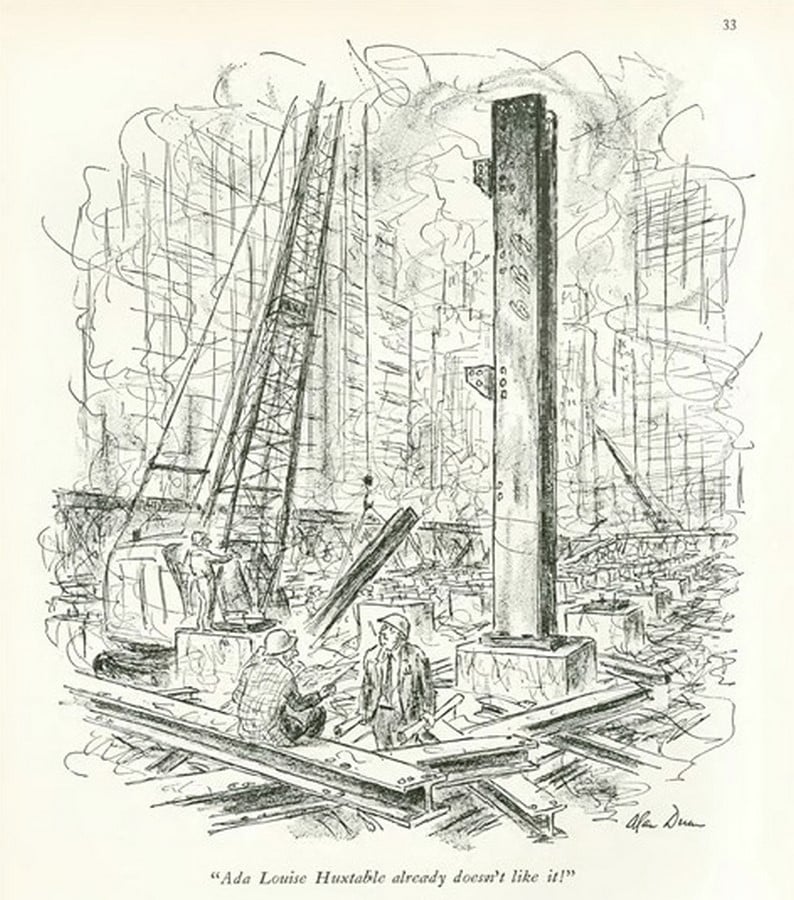 nha phe binh kien truc the new york times Ada Louise Huxtable