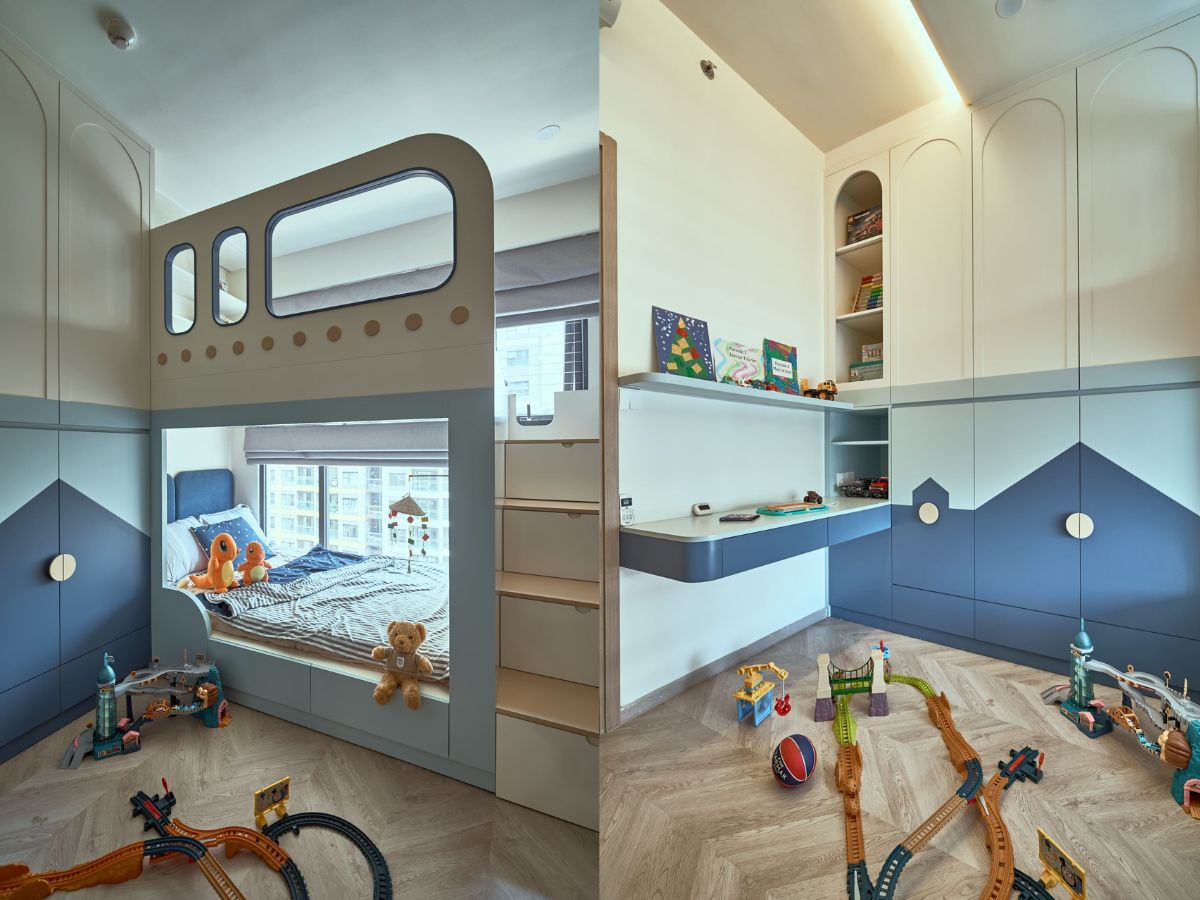 a nest of stories Vinhomes Grand Park Kas’ House Design noi that phong tre em