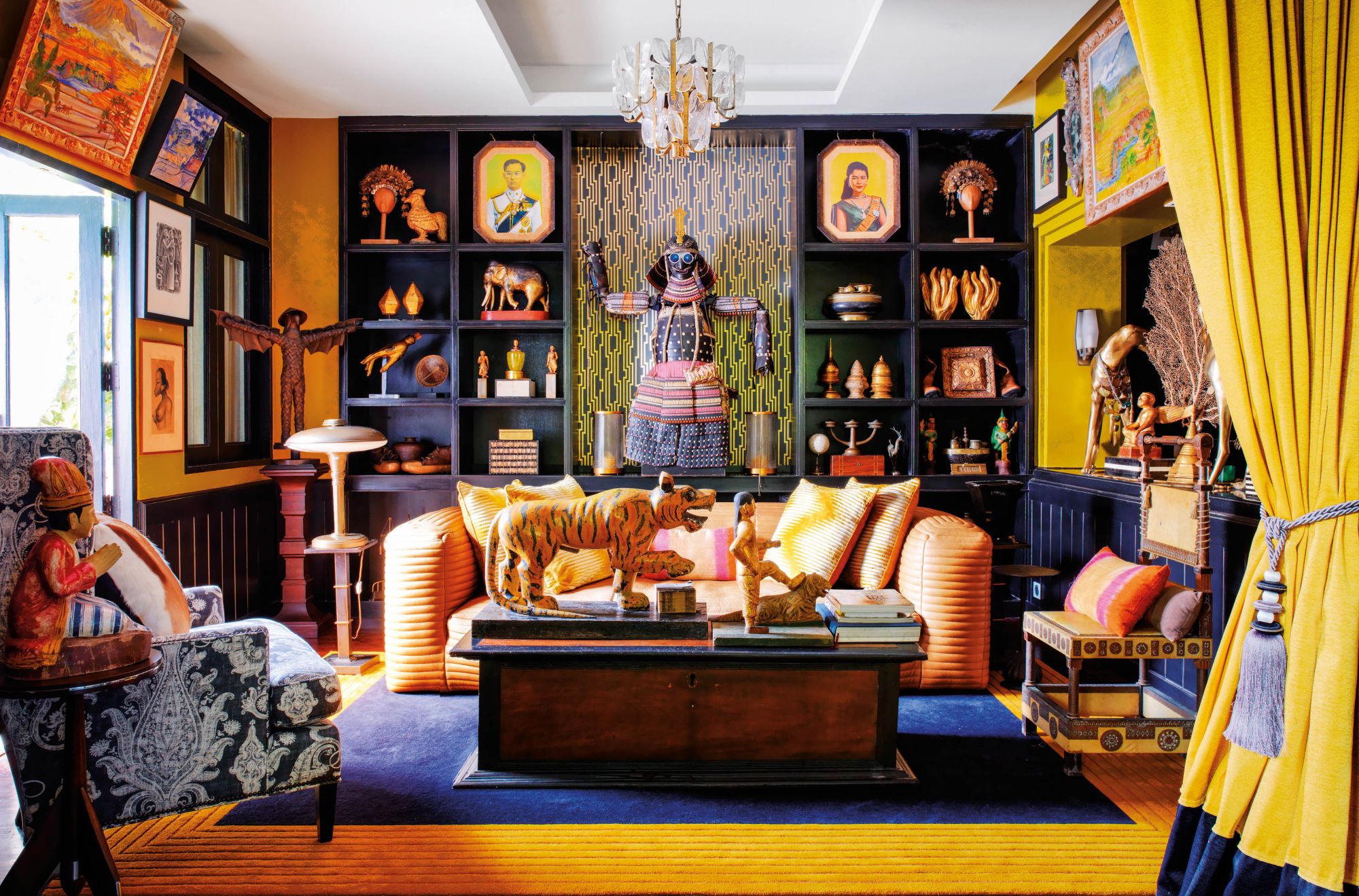 bill bensley nha vuon bangkok tropical nhiet doi maximalism noi that phong khach