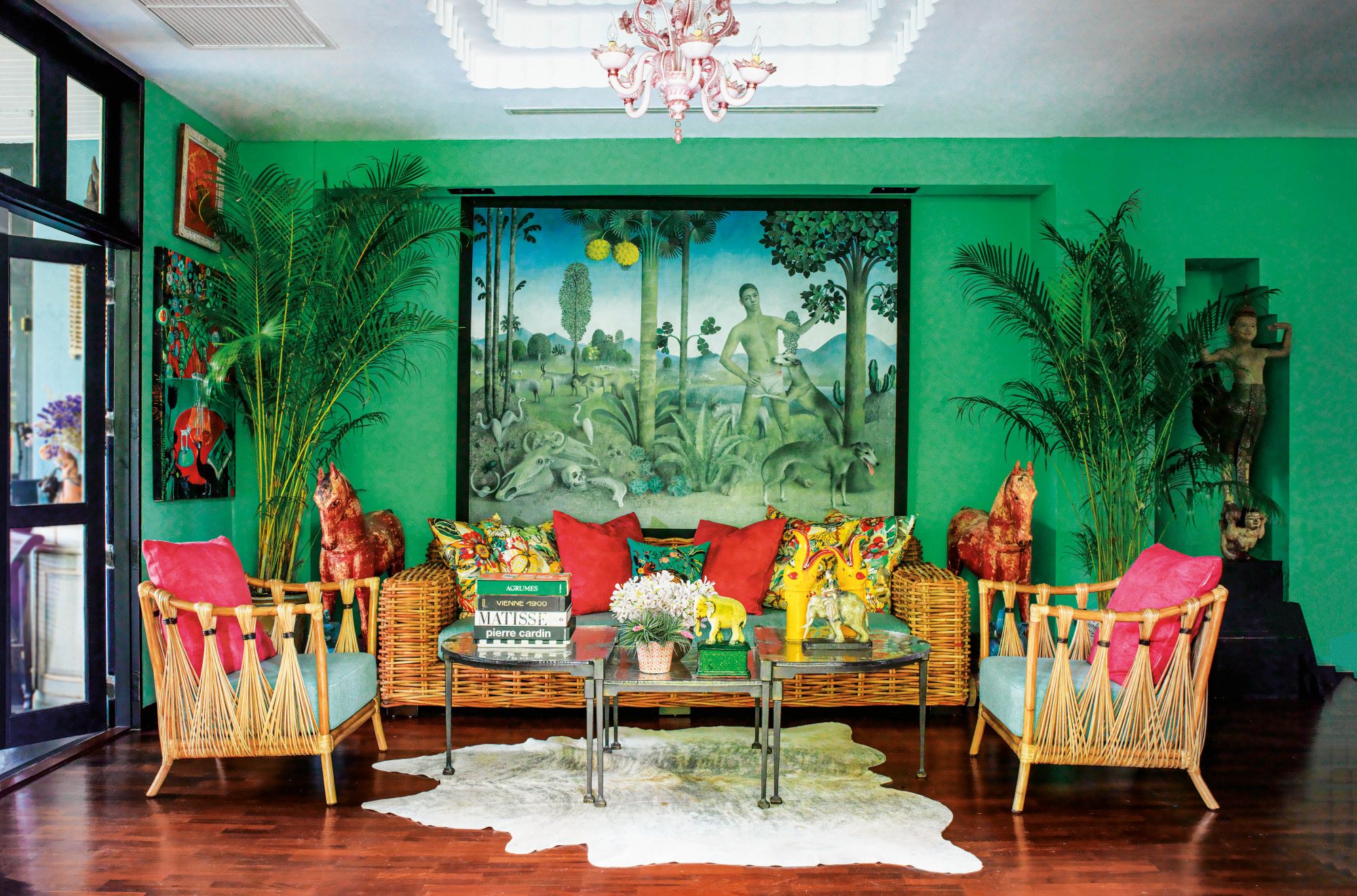 bill bensley nha vuon bangkok tropical nhiet doi maximalism phong khach