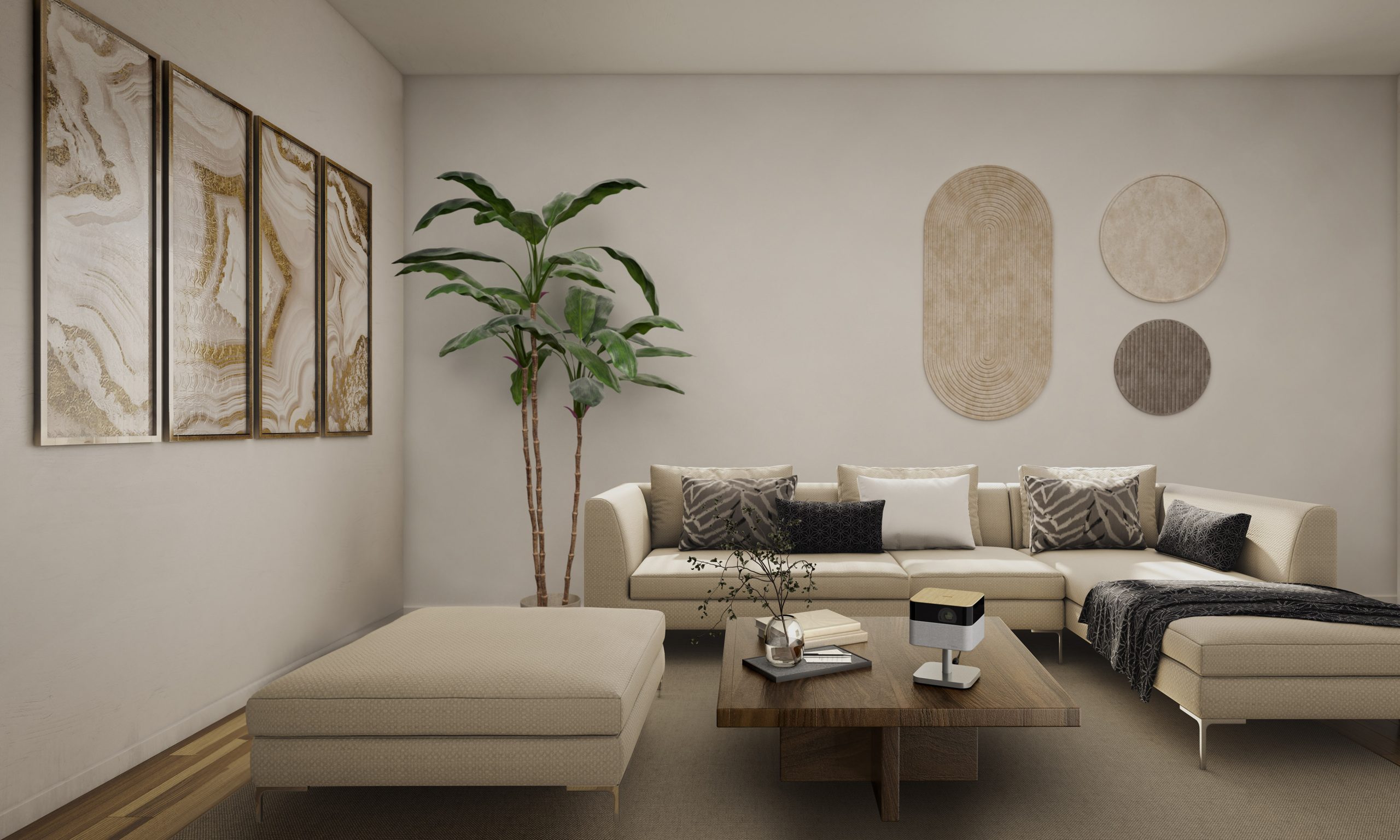 Epson Lifestudio may chieu noi that phong khach