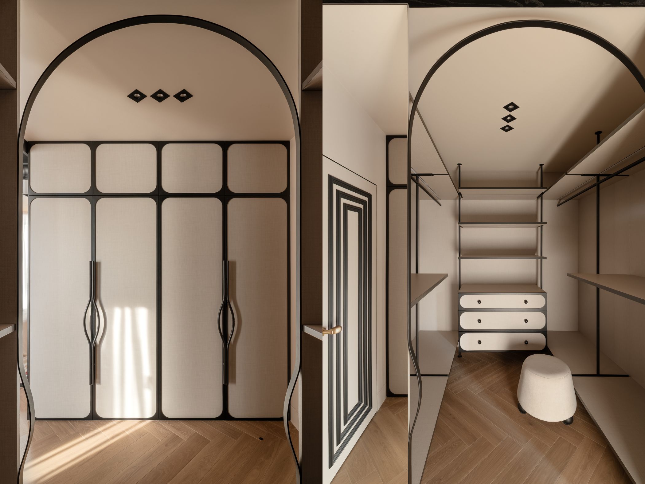 ukraine co dien phap noi that tu quan ao walk in