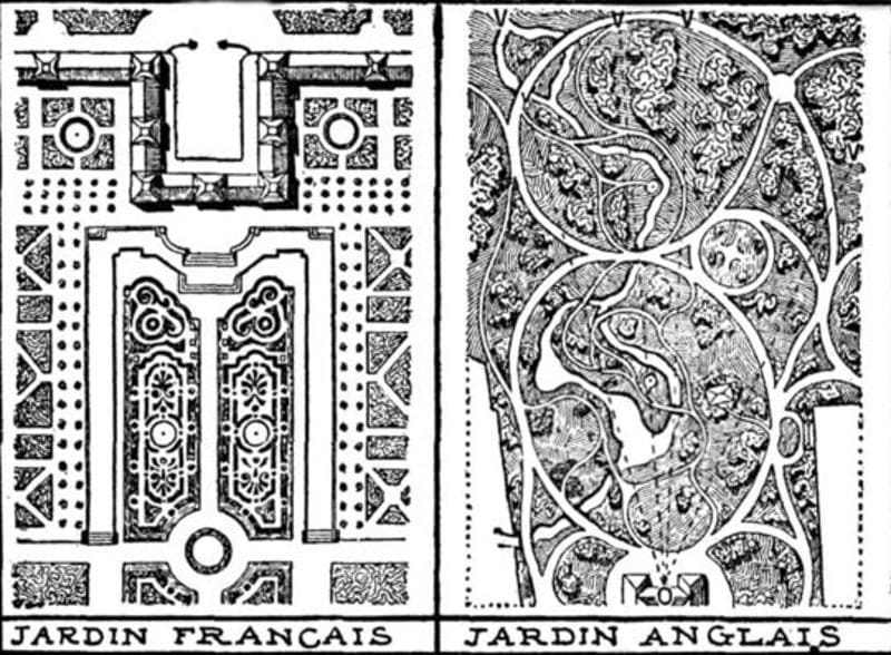 vuon phap French formal garden Jardin à la française André Le Nôtre Vaux-le-Vicomte