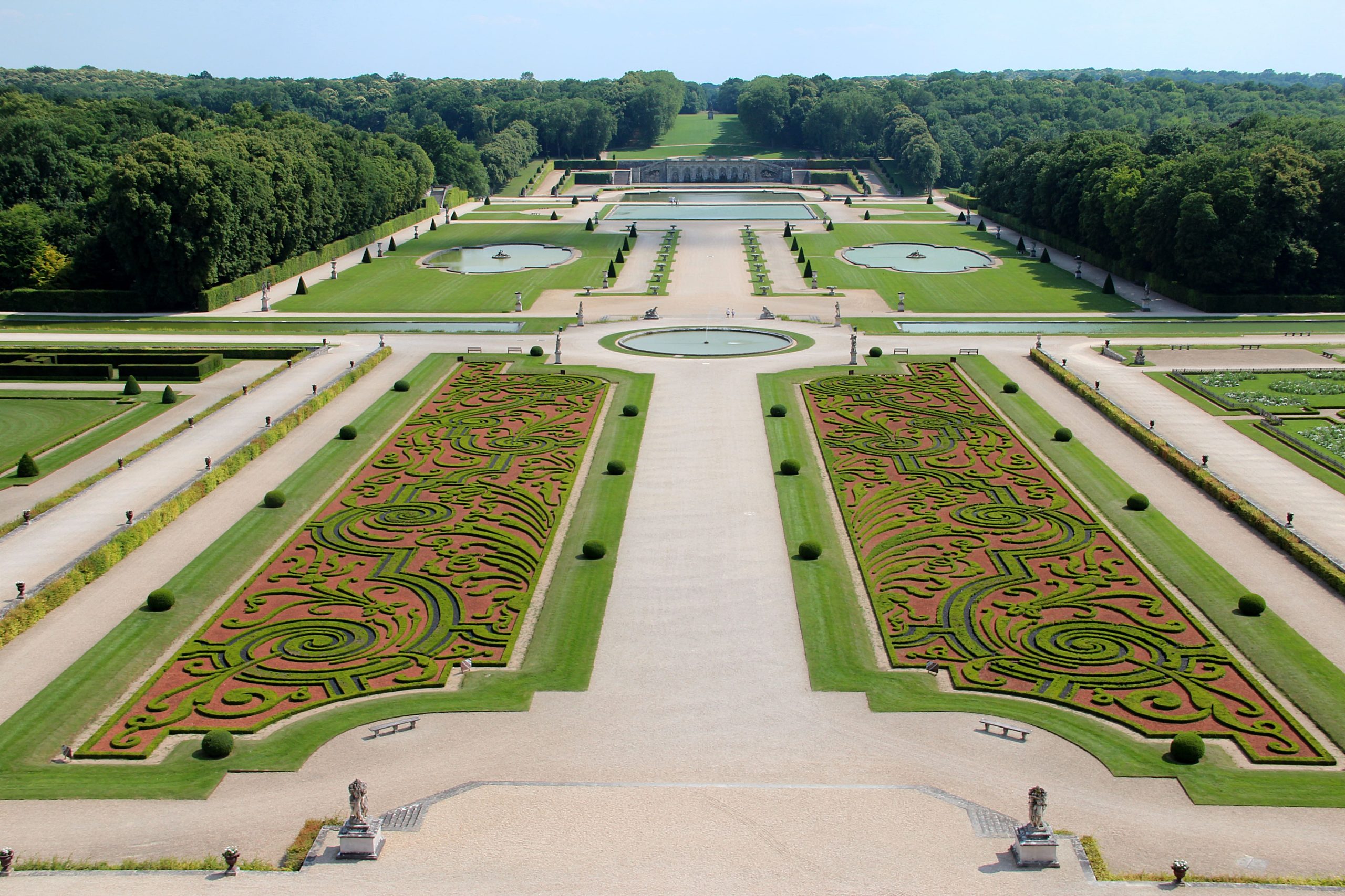 vuon phap French formal garden Jardin à la française André Le Nôtre Vaux-le-Vicomte