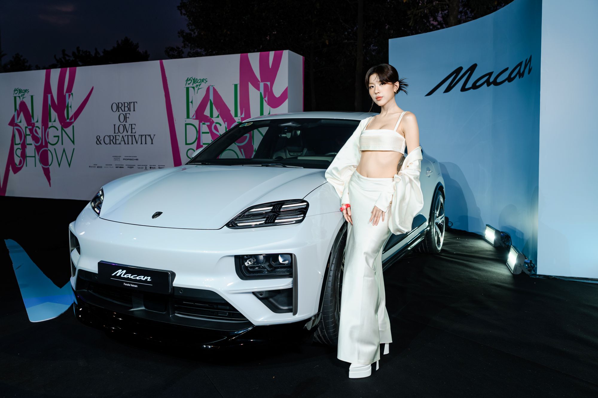 porsche macan elle design show 2025 tham do