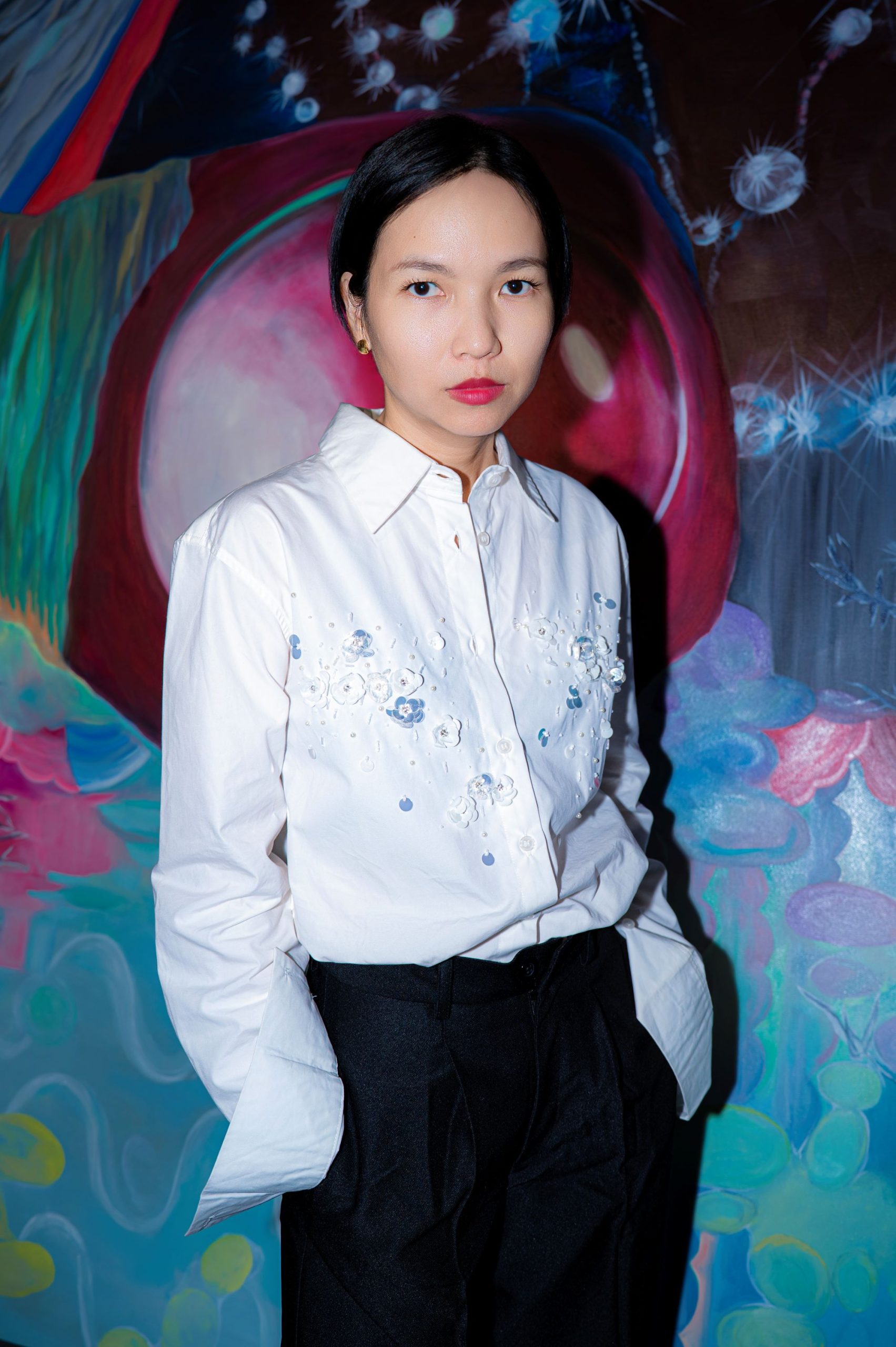 ngo dinh bao chau nghe si thi giac elle decoration