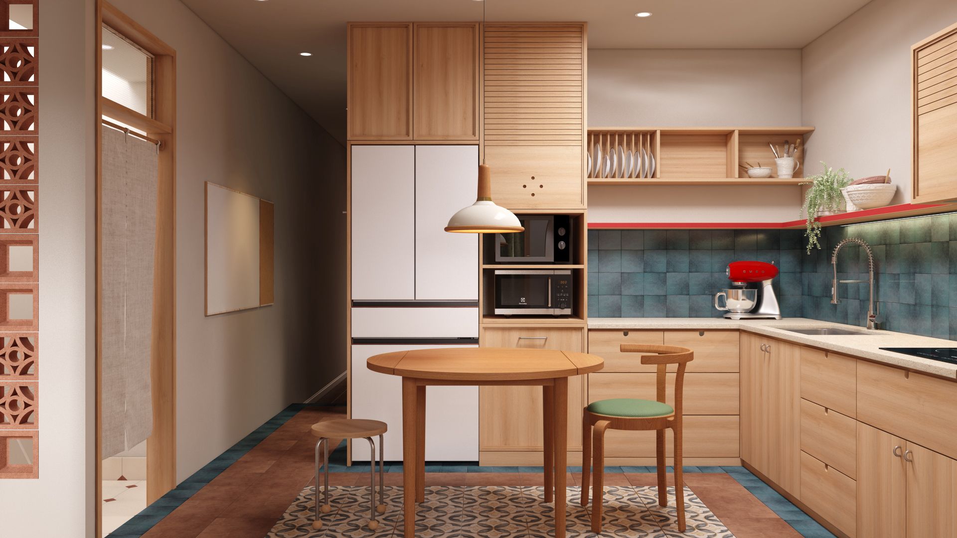 IIN Studio noi that phong khach san go kes living lab