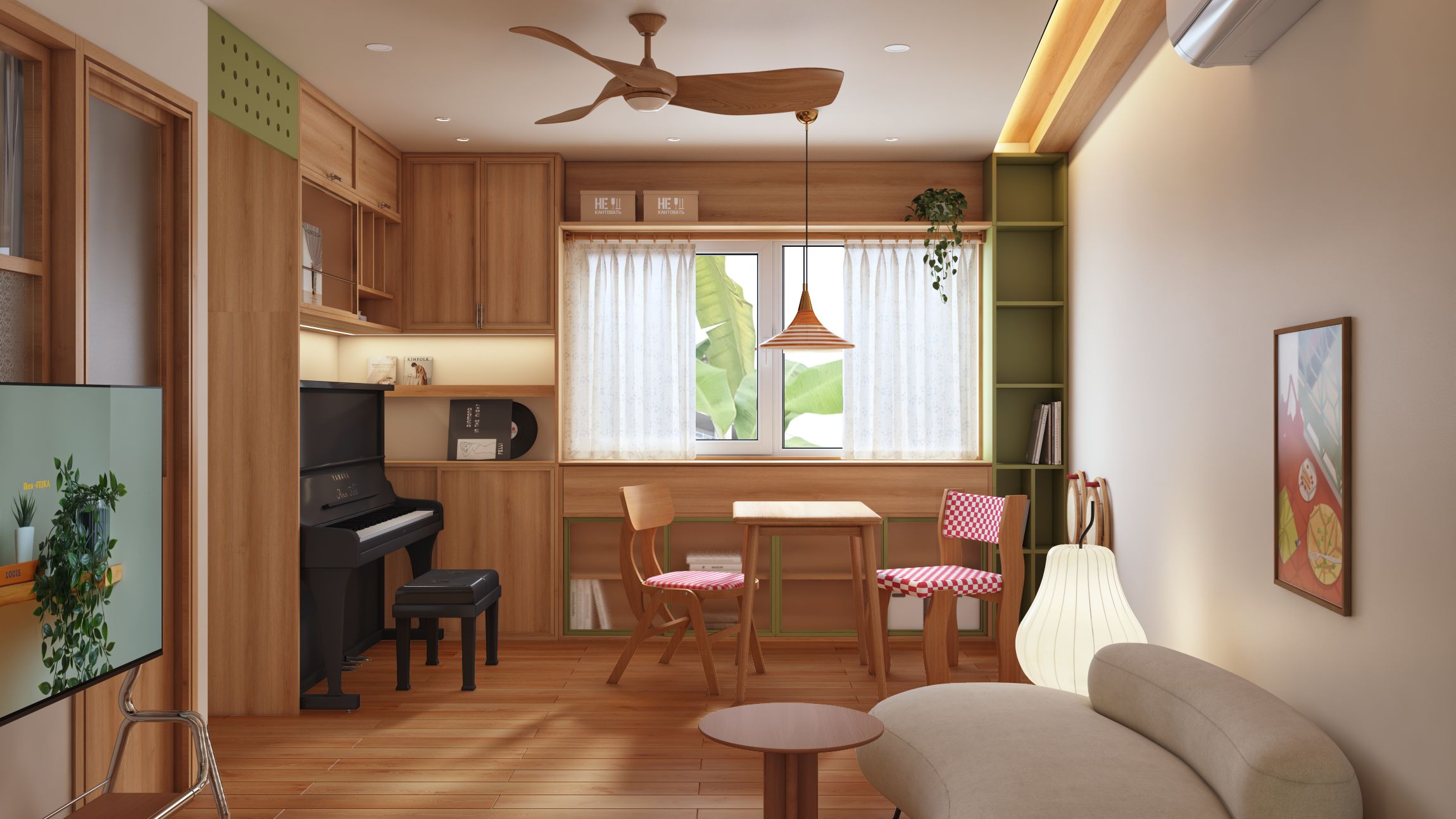 IIN Studio noi that phong khach san go kes living lab