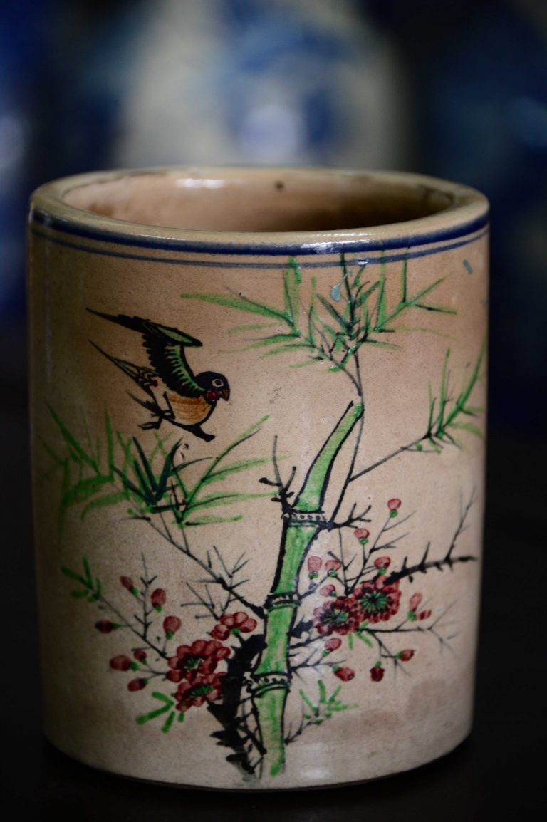 hoa van gom bau truc chu dau bat trang cay mai lai thieu bien hoa